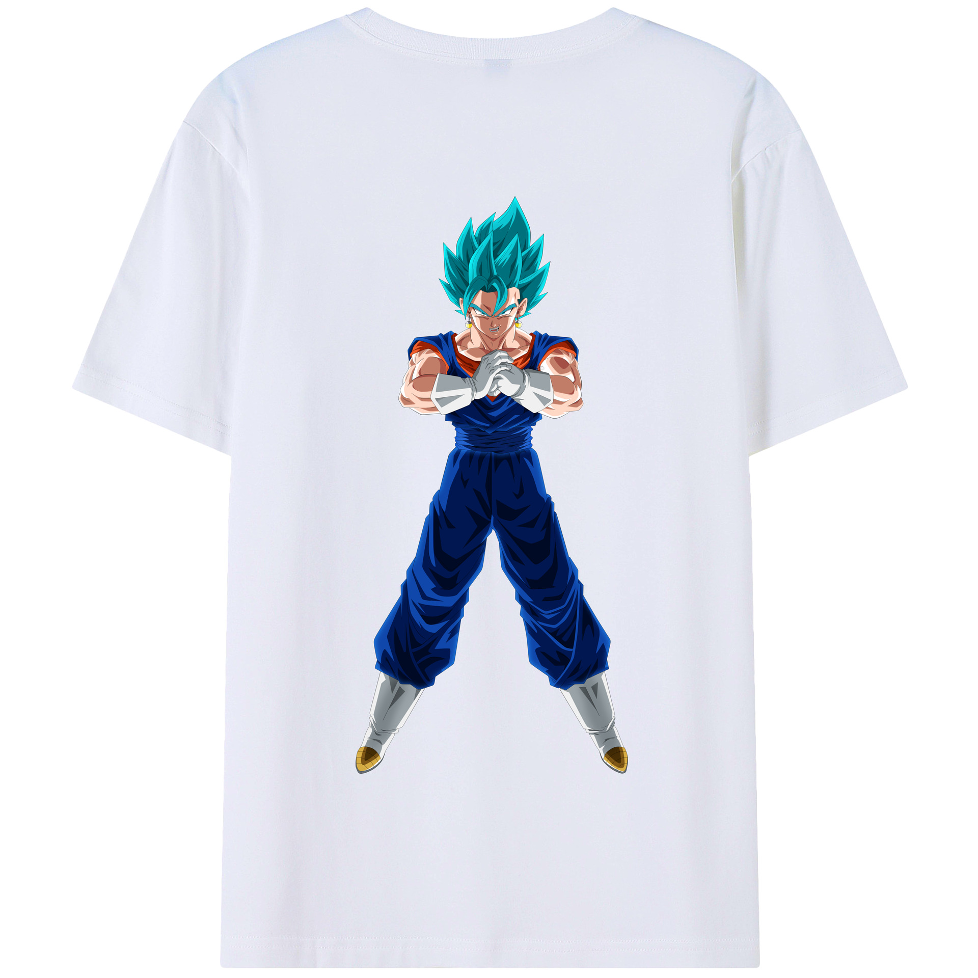 （画像用） ドラゴンボール ベジット DRAGON BALL Vegetto 綿100％半袖Tシャツ（背面プリント）