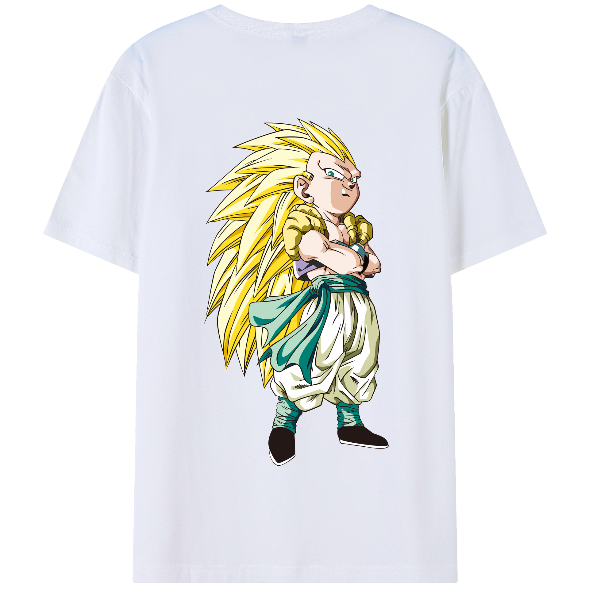 （画像用） ドラゴンボール ベジット DRAGON BALL Vegetto 綿100％半袖Tシャツ（背面プリント）