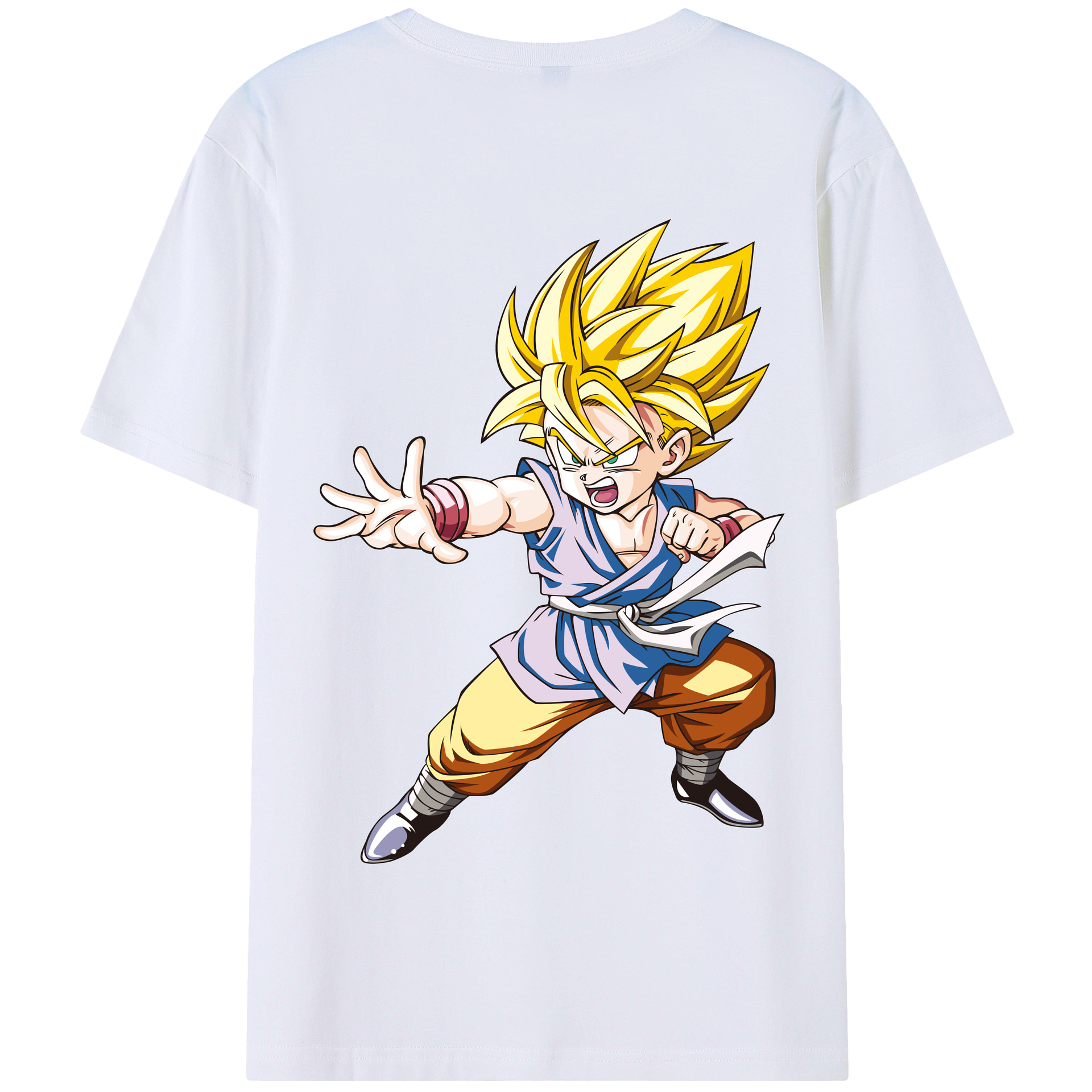 （画像用） ドラゴンボール ベジット DRAGON BALL Vegetto 綿100％半袖Tシャツ（背面プリント）