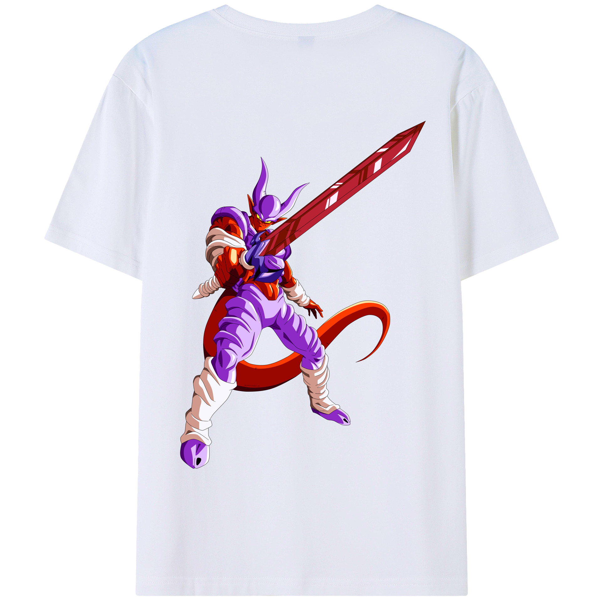 （画像用） ドラゴンボール ジャネンバ DRAGON BALL Janemba 綿100％半袖Tシャツ（背面プリント）