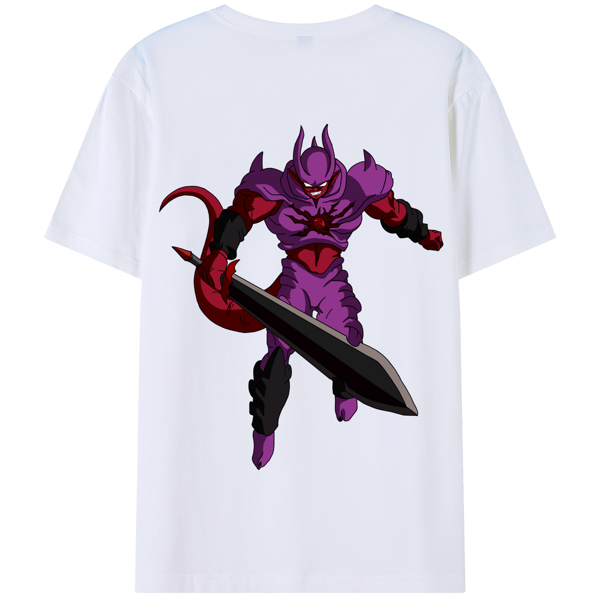 （画像用） ドラゴンボール ジャネンバ DRAGON BALL Janemba 綿100％半袖Tシャツ（背面プリント）
