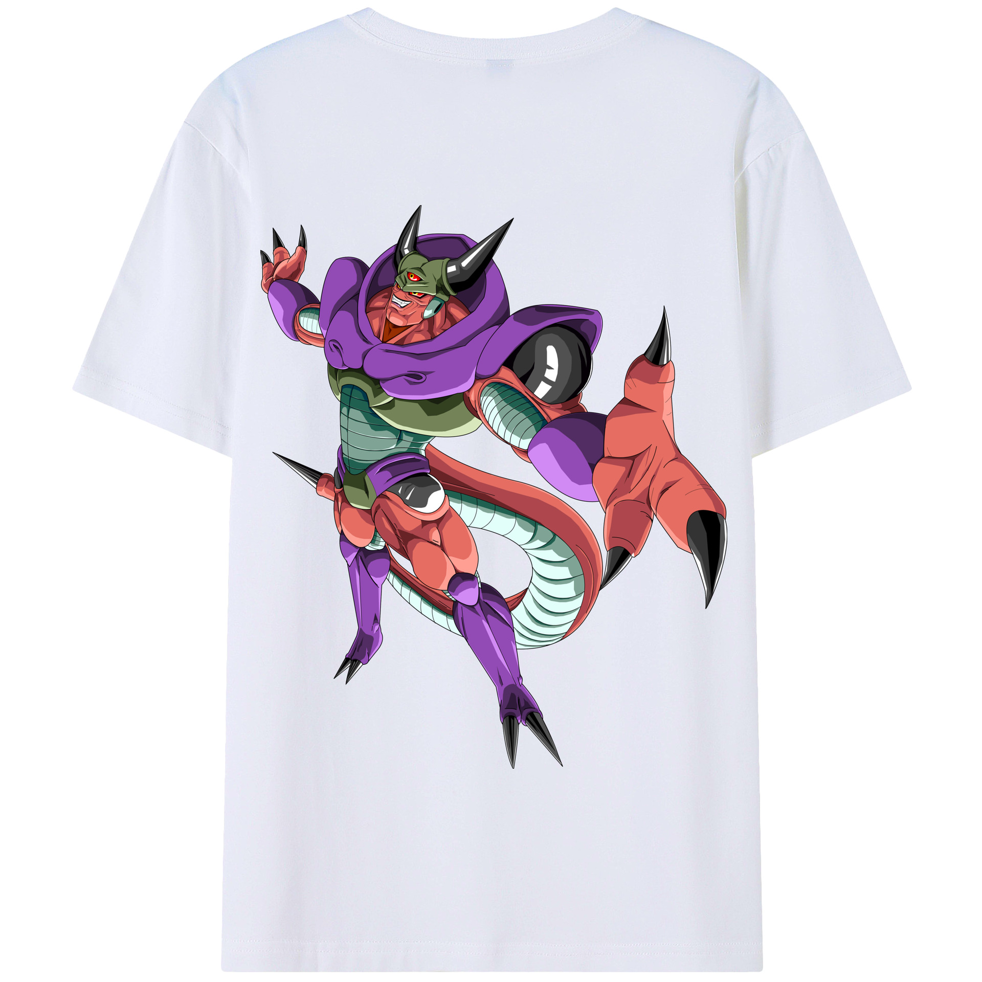 （画像用） ドラゴンボール ジャネンバ DRAGON BALL Janemba 綿100％半袖Tシャツ（背面プリント）