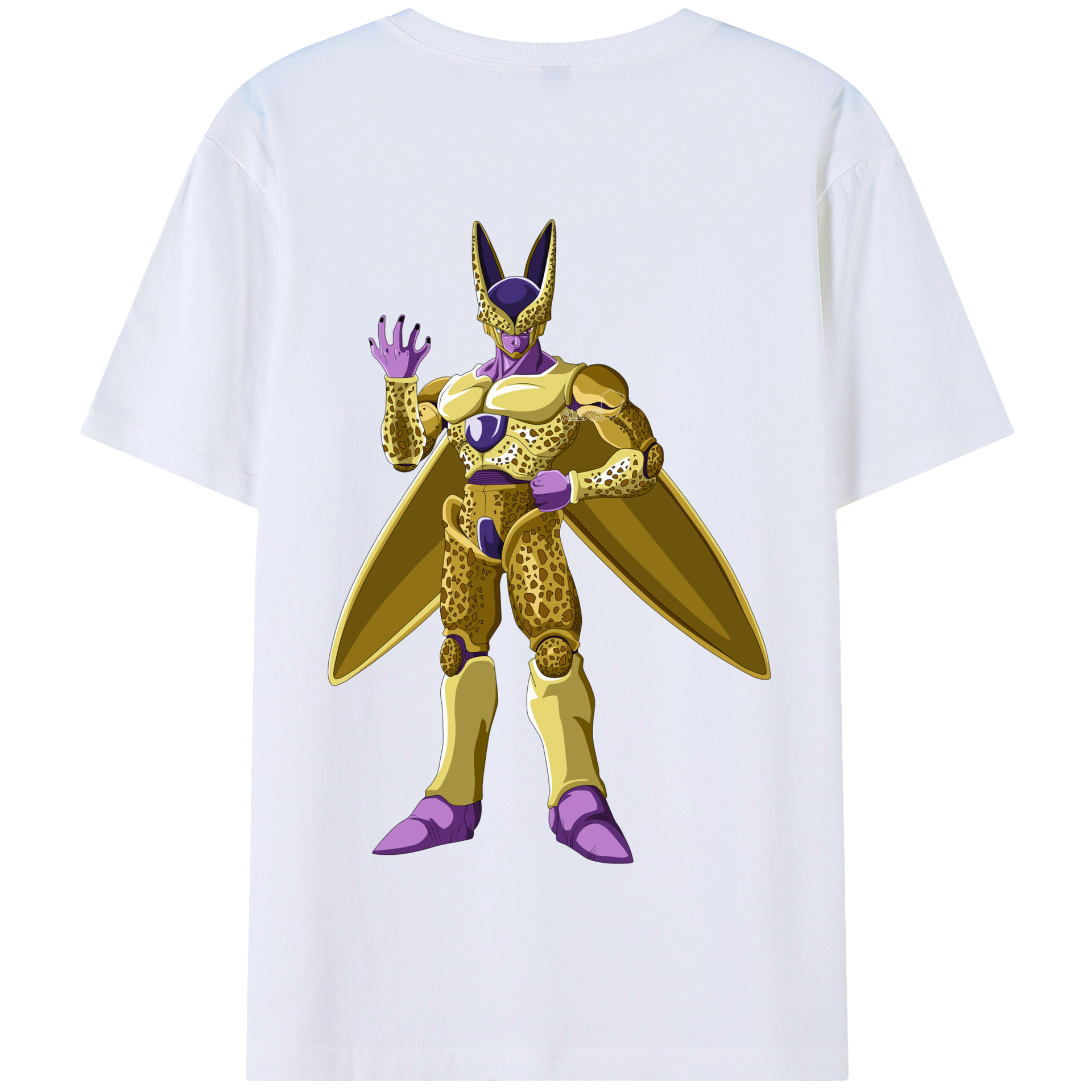 （画像用） ドラゴンボール セル DRAGON BALL Cell 綿100％半袖Tシャツ（背面プリント）