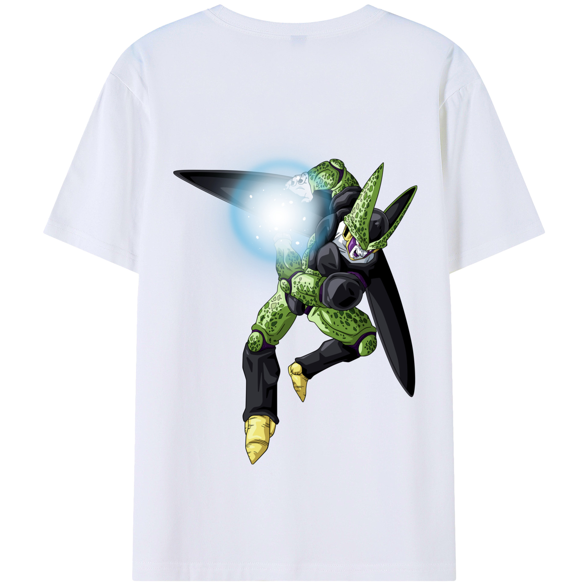 （画像用） ドラゴンボール セル DRAGON BALL Cell 綿100％半袖Tシャツ（背面プリント）