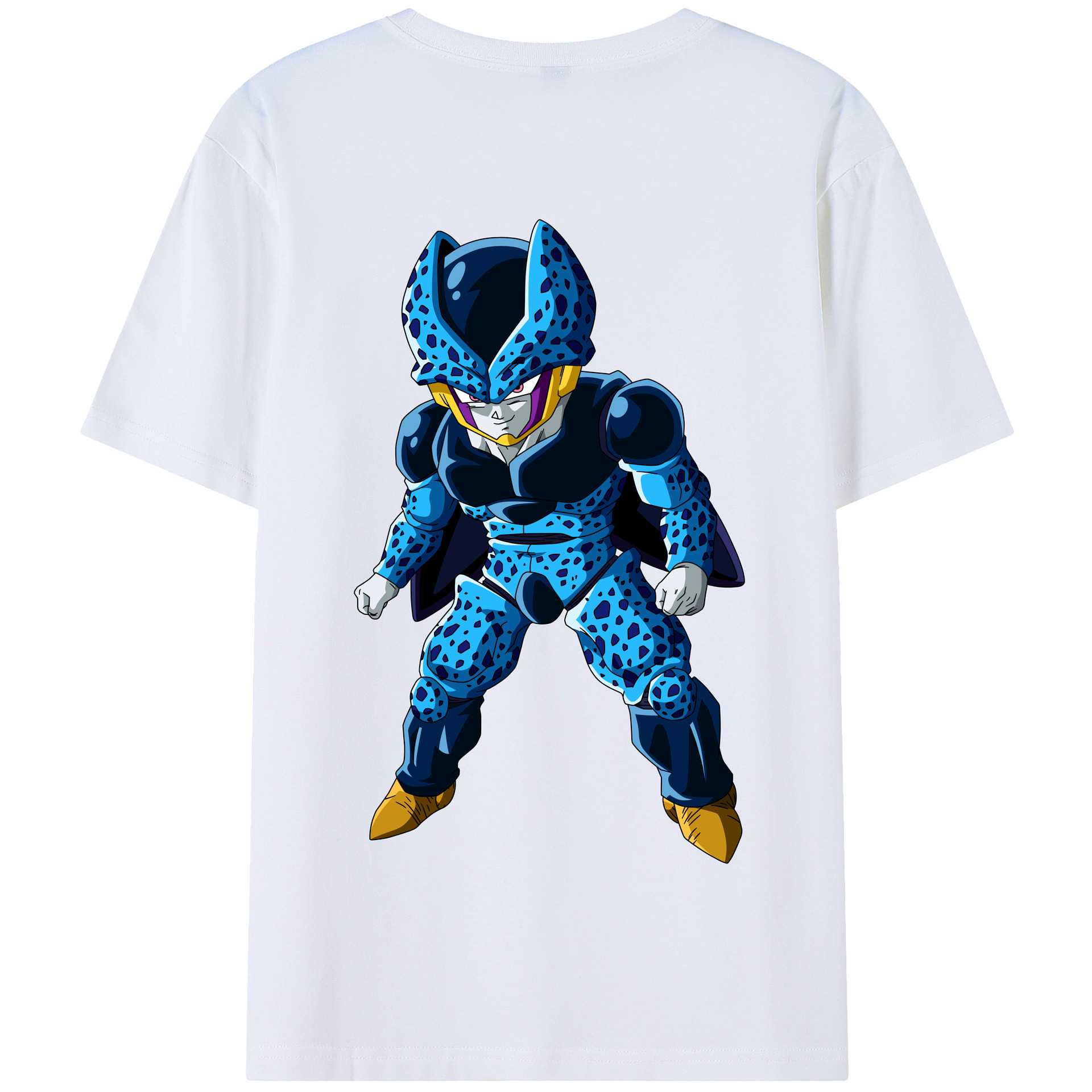 （画像用） ドラゴンボール セル DRAGON BALL Cell 綿100％半袖Tシャツ（背面プリント）
