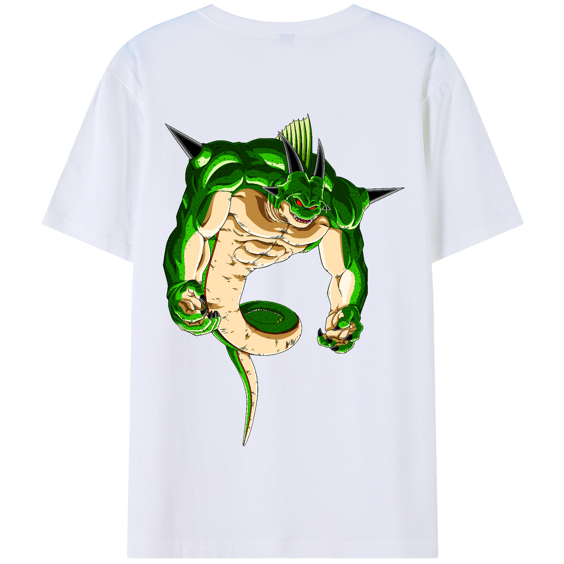 （画像用） ドラゴンボール 神龍 シェンロン DRAGON BALL Shenron 綿100％半袖Tシャツ（背面プリント）
