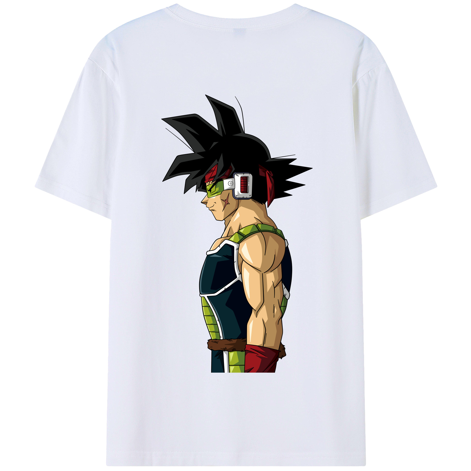 （画像用） ドラゴンボール バーダック DRAGON BALL Burdock 綿100％半袖Tシャツ（背面プリント）