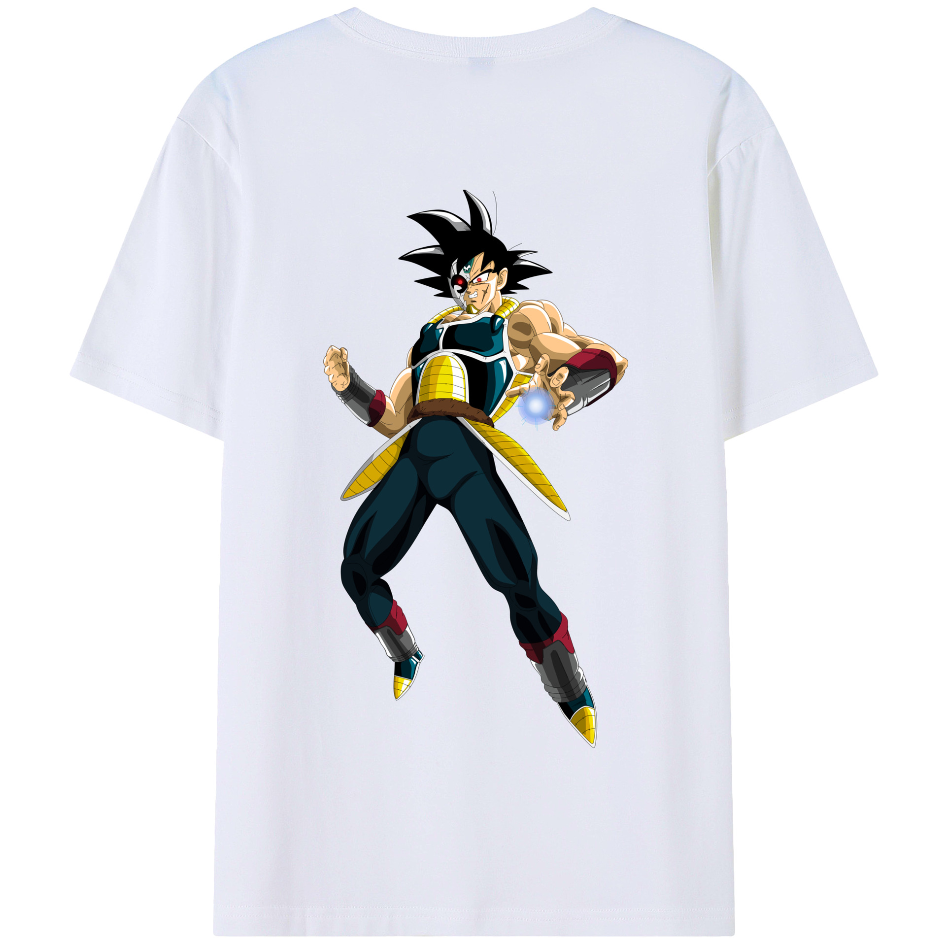 （画像用） ドラゴンボール バーダック DRAGON BALL Burdock 綿100％半袖Tシャツ（背面プリント）