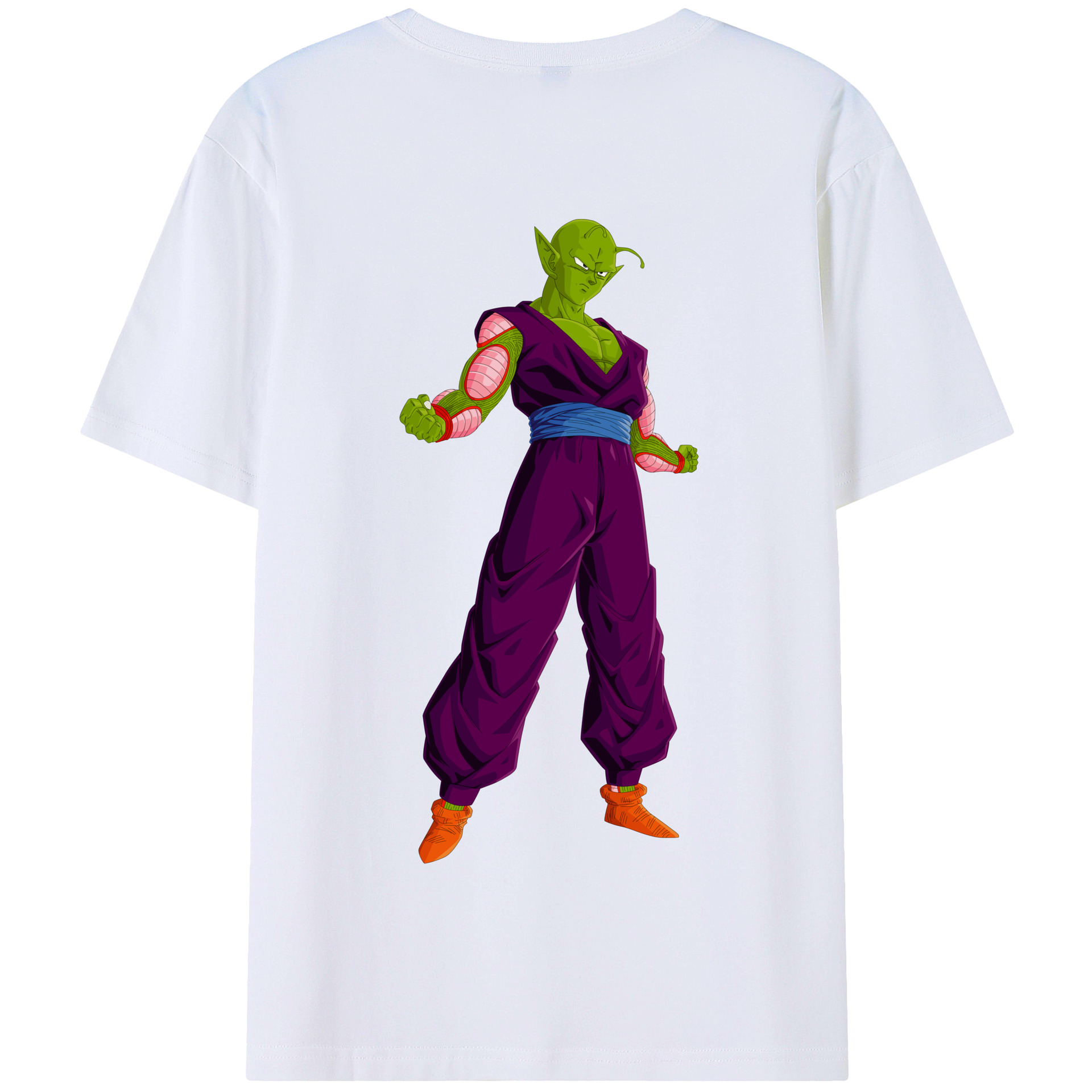 （画像用） ドラゴンボール ピッコロ DRAGON BALL Piccolo 綿100％半袖Tシャツ（背面プリント）