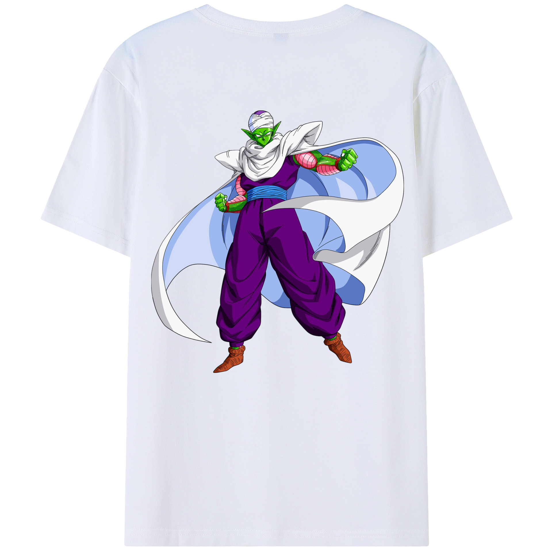 （画像用） ドラゴンボール ピッコロ DRAGON BALL Piccolo 綿100％半袖Tシャツ（背面プリント）