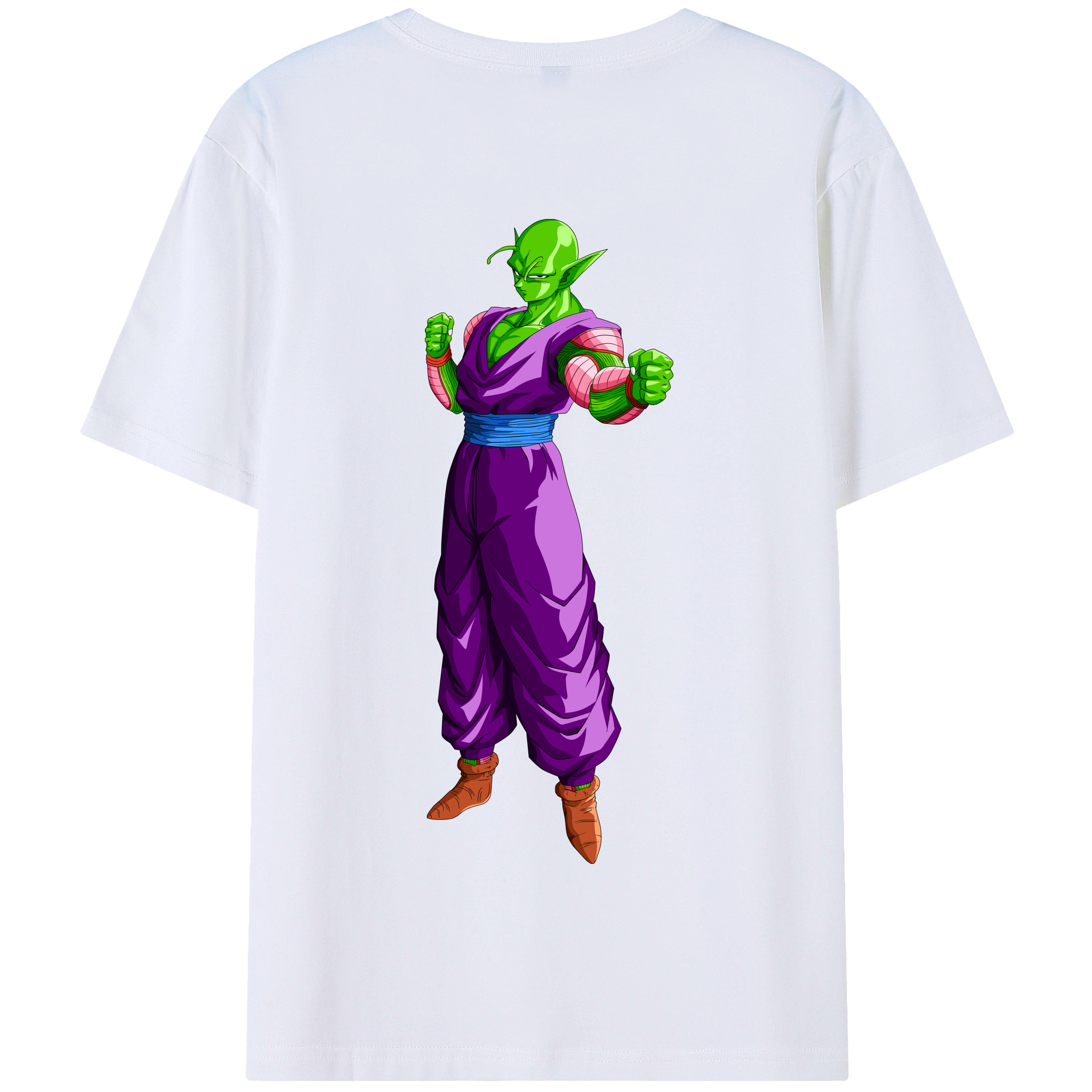 （画像用） ドラゴンボール ピッコロ DRAGON BALL Piccolo 綿100％半袖Tシャツ（背面プリント）