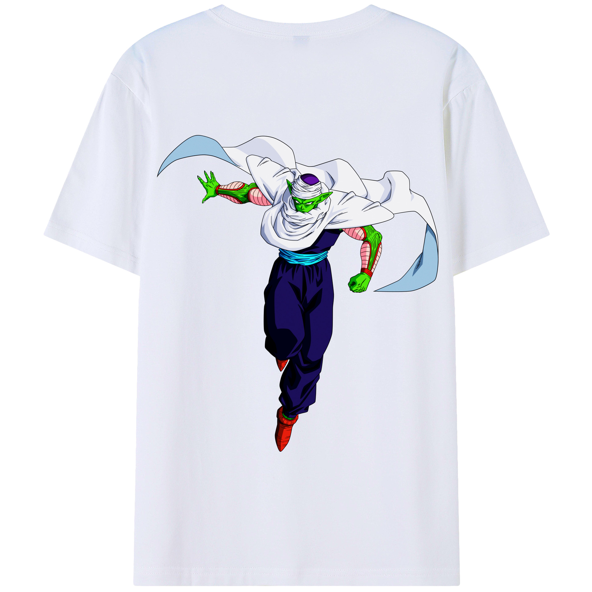 （画像用） ドラゴンボール ピッコロ DRAGON BALL Piccolo 綿100％半袖Tシャツ（背面プリント）