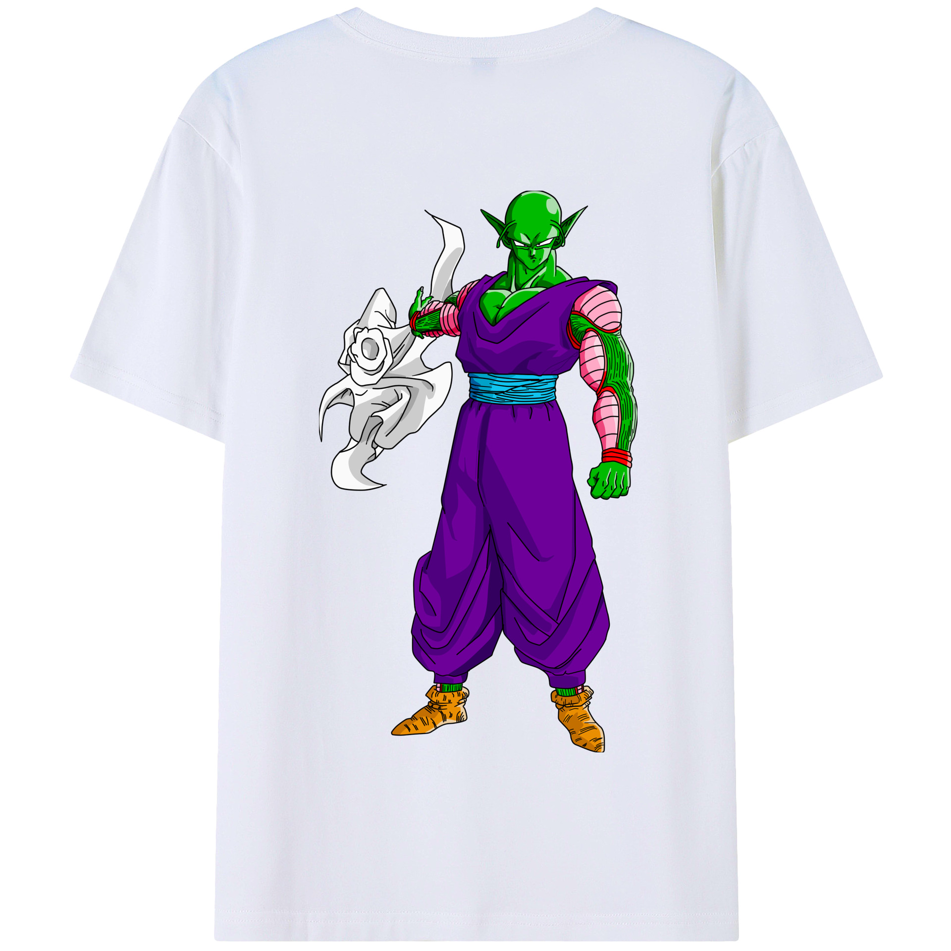 （画像用） ドラゴンボール ピッコロ DRAGON BALL Piccolo 綿100％半袖Tシャツ（背面プリント）