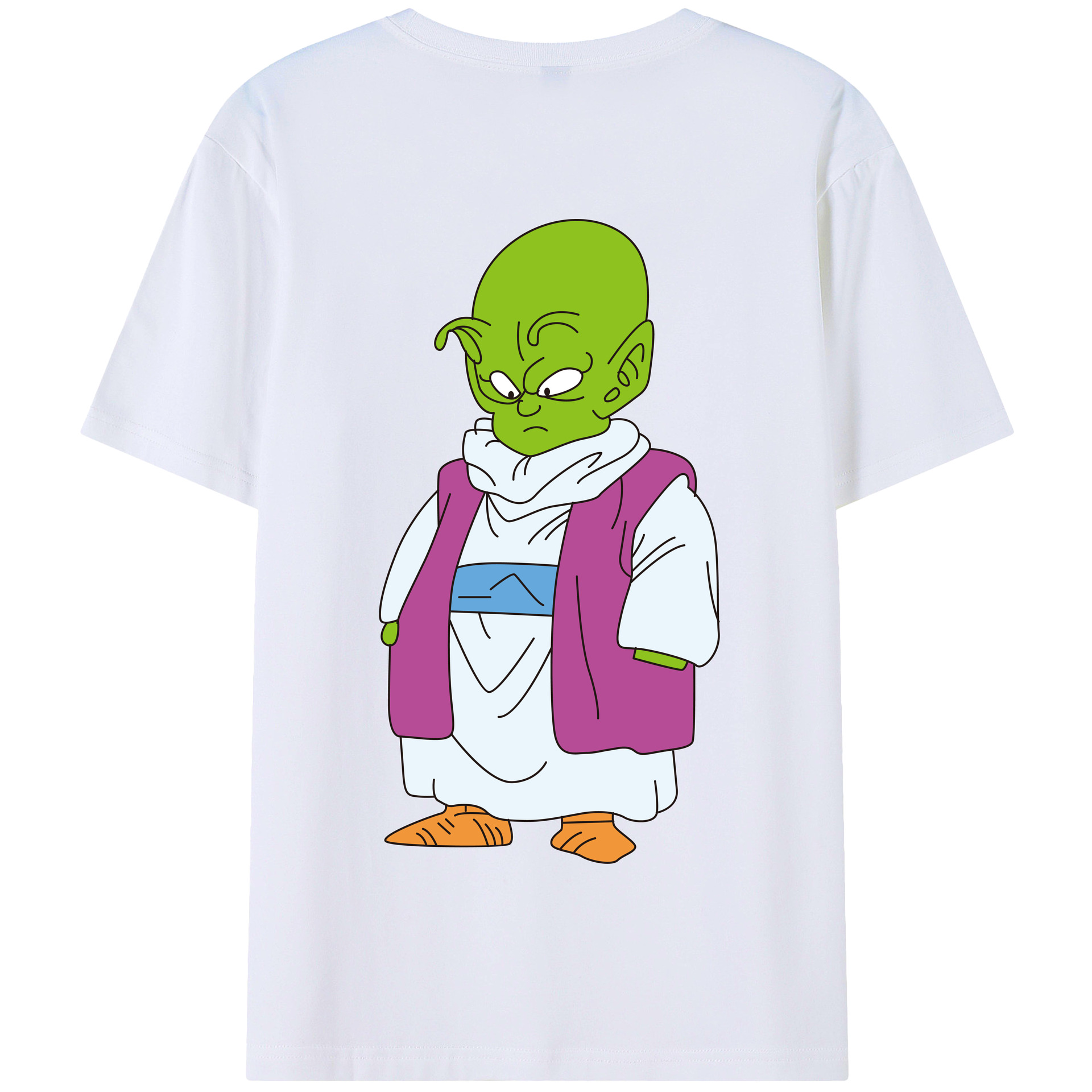 （画像用） ドラゴンボール ピッコロ DRAGON BALL Piccolo 綿100％半袖Tシャツ（背面プリント）