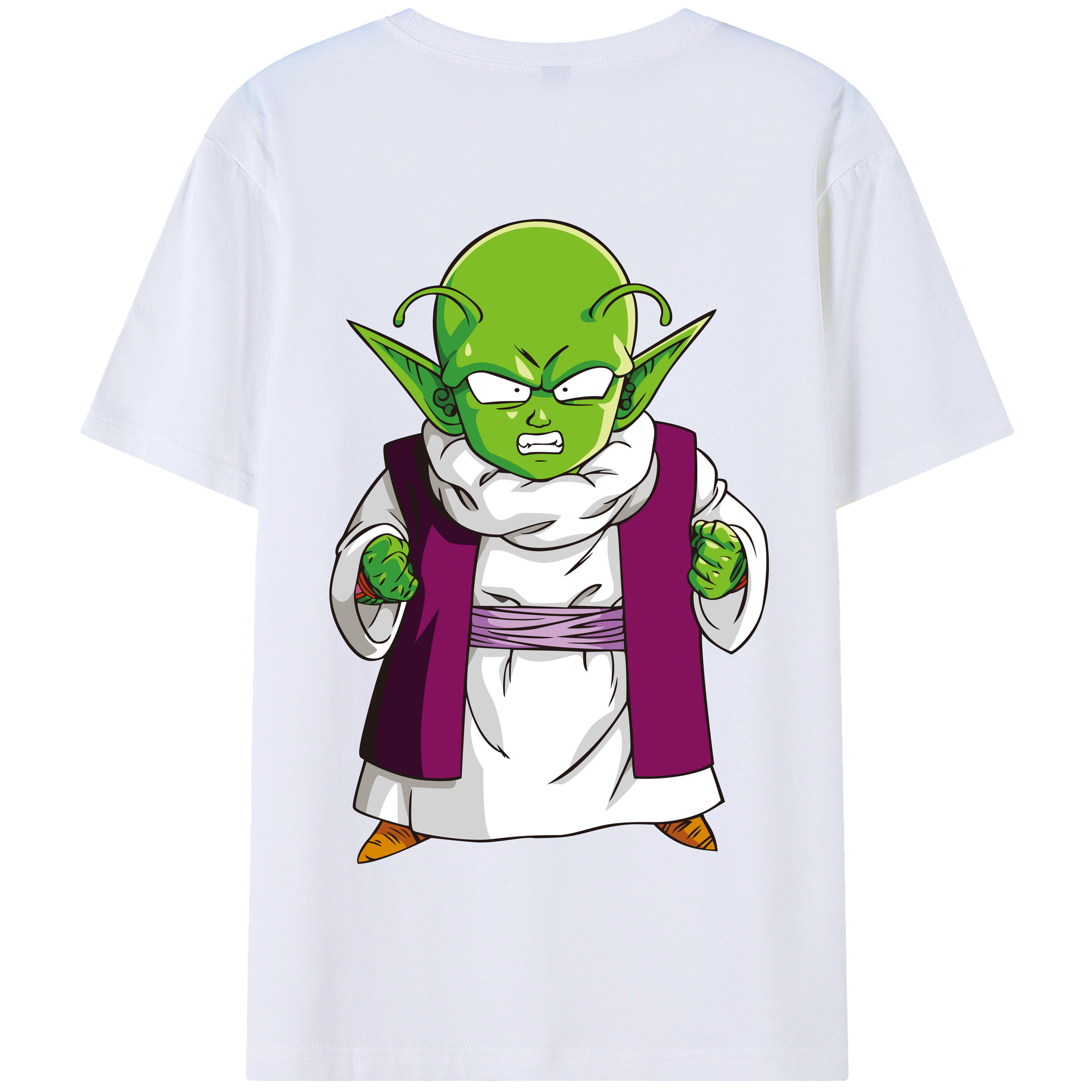 （画像用） ドラゴンボール ピッコロ DRAGON BALL Piccolo 綿100％半袖Tシャツ（背面プリント）