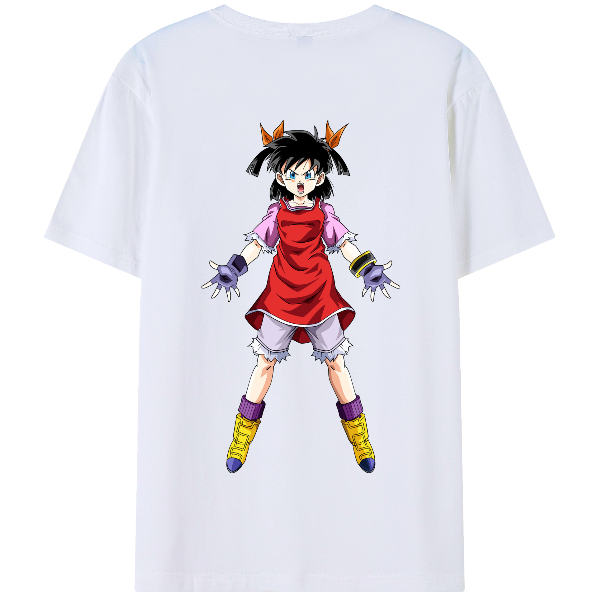 （画像用） ドラゴンボール パン DRAGON BALL Pan 綿100％半袖Tシャツ（背面プリント）