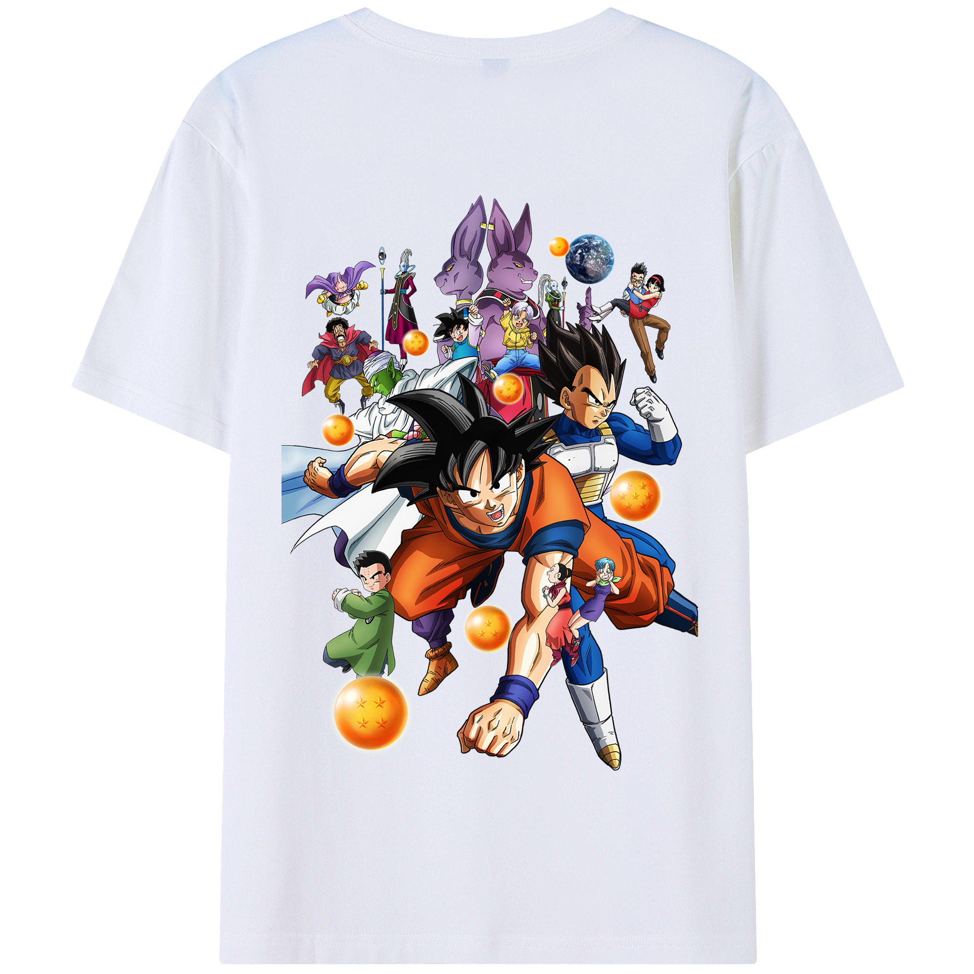 （画像用） ドラゴンボール DRAGON BALL 綿100％半袖Tシャツ（背面プリント）
