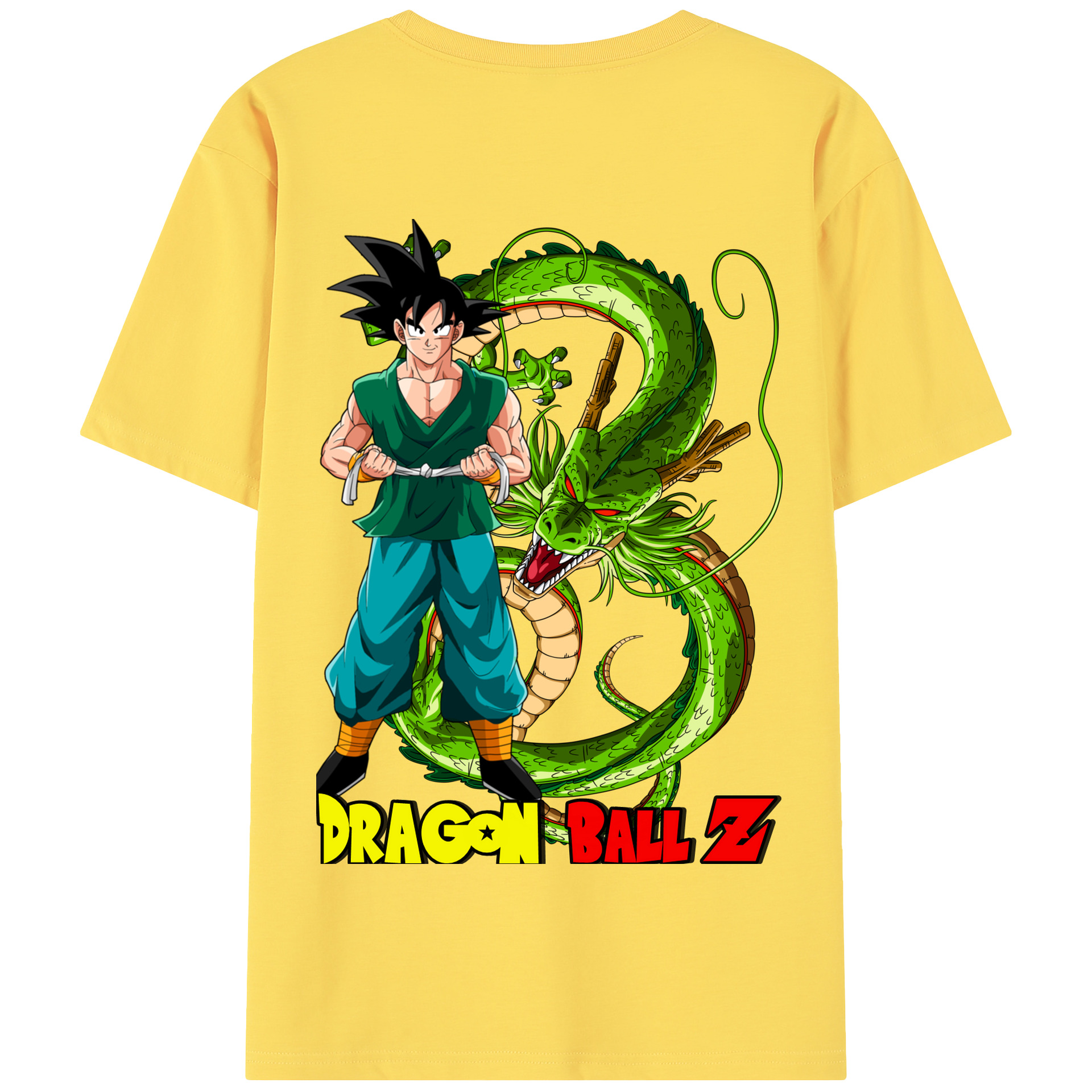 （画像用） ドラゴンボール 孫悟空（そん ごくう）Son Goku カカロット DRAGON BALL Kakarotto 綿100％半袖Tシャツ（背面プリント）