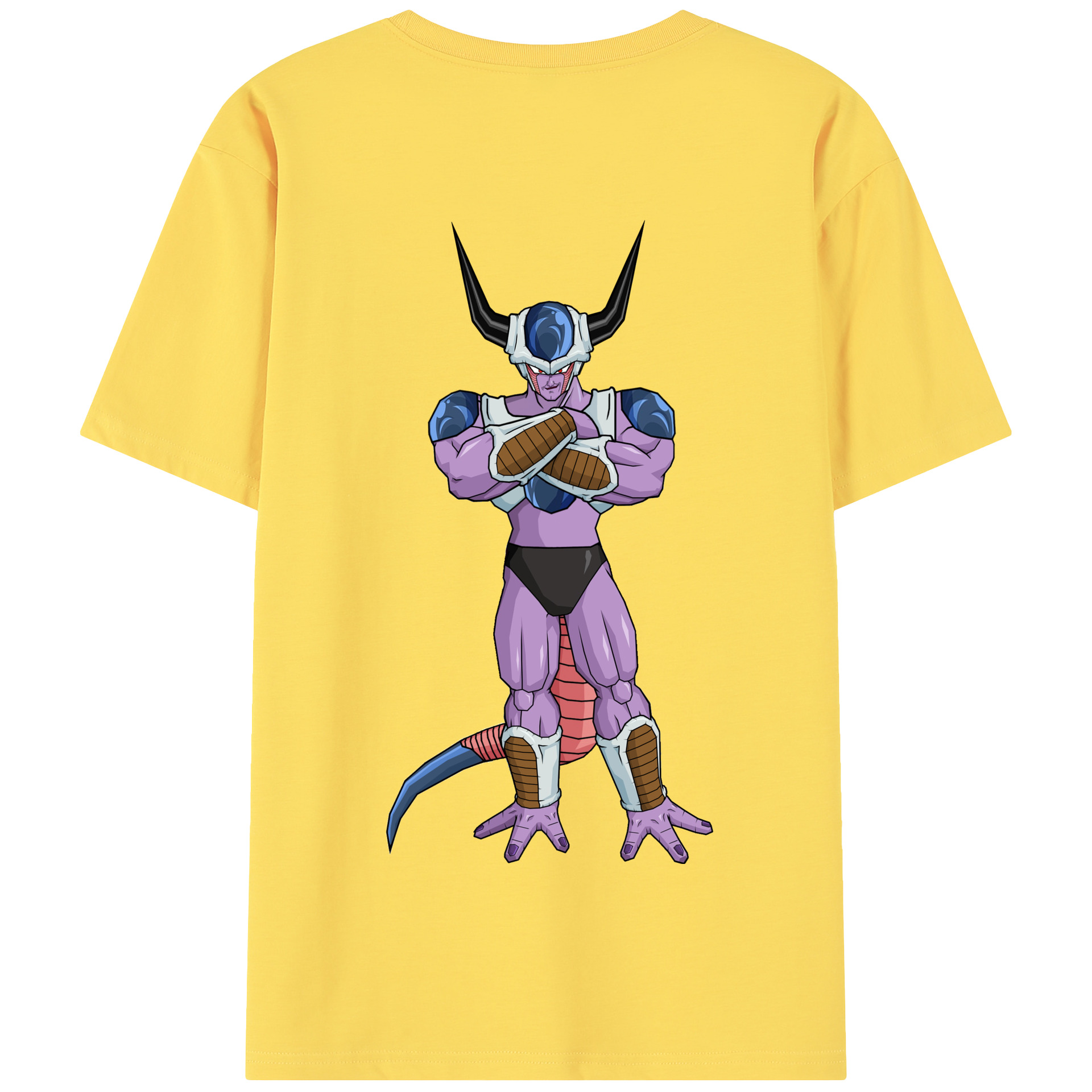 （画像用） ドラゴンボール フリーザ DRAGON BALL Frieza 綿100％半袖Tシャツ（背面プリント）