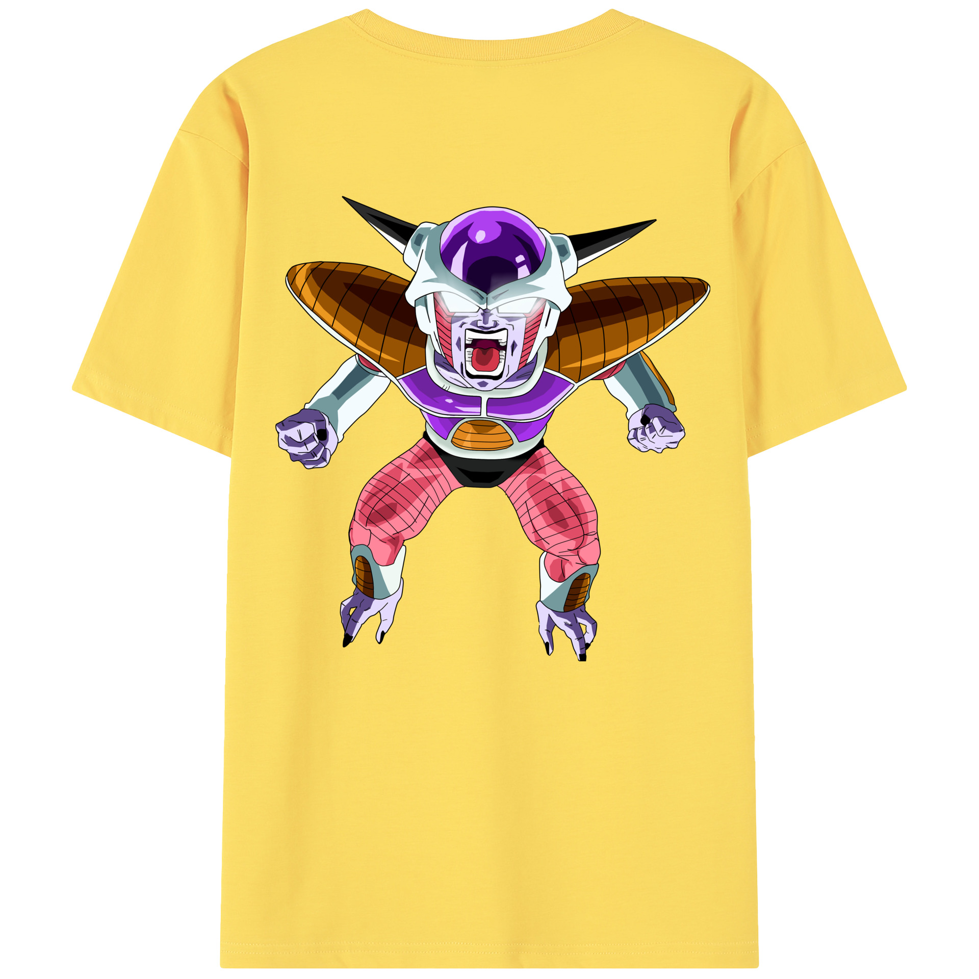 （画像用） ドラゴンボール フリーザ DRAGON BALL Frieza 綿100％半袖Tシャツ（背面プリント）