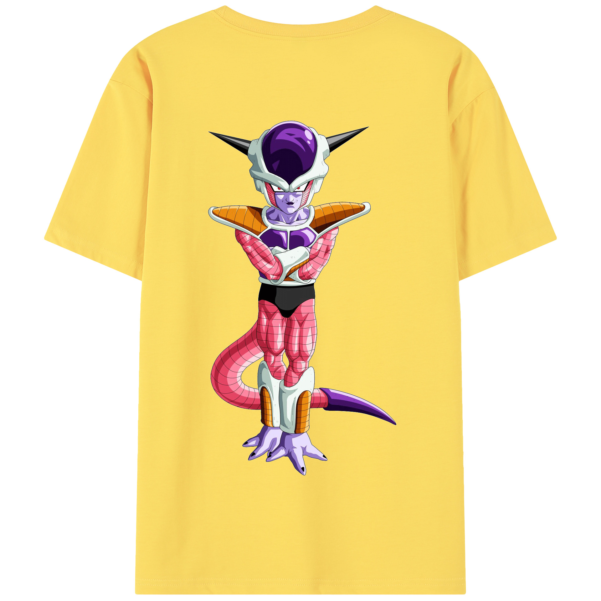 （画像用） ドラゴンボール フリーザ DRAGON BALL Frieza 綿100％半袖Tシャツ（背面プリント）