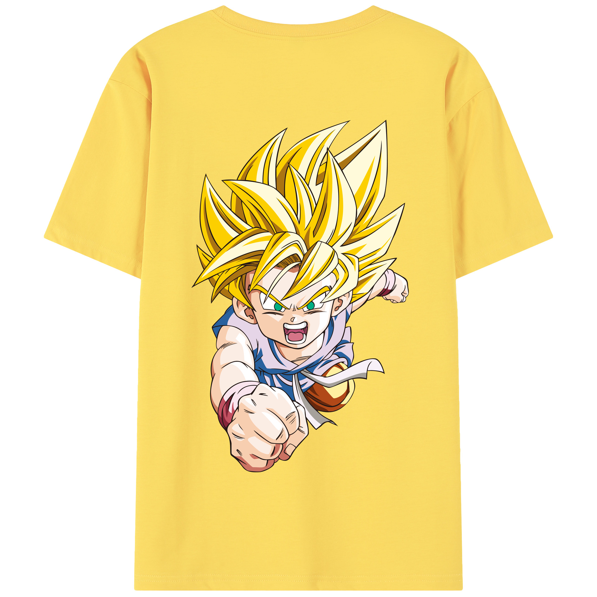 （画像用） ドラゴンボール ベジット DRAGON BALL Vegetto 綿100％半袖Tシャツ（背面プリント）