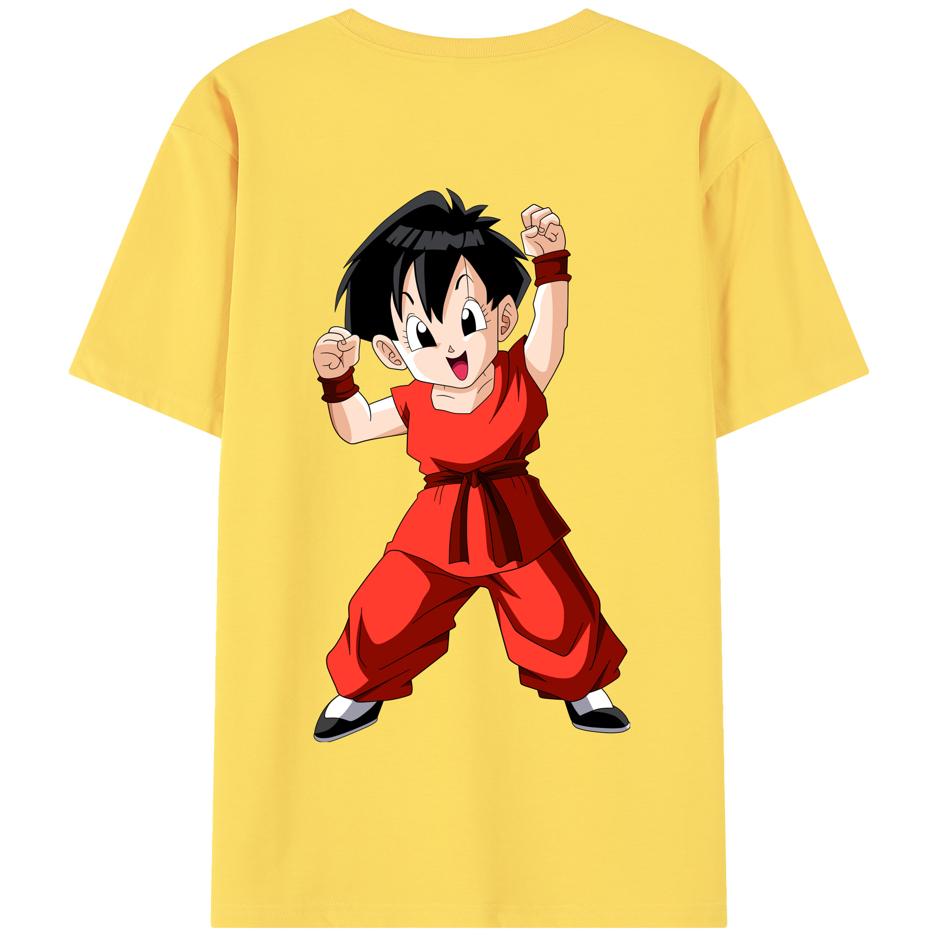 （画像用） ドラゴンボール パン DRAGON BALL Pan 綿100％半袖Tシャツ（背面プリント）