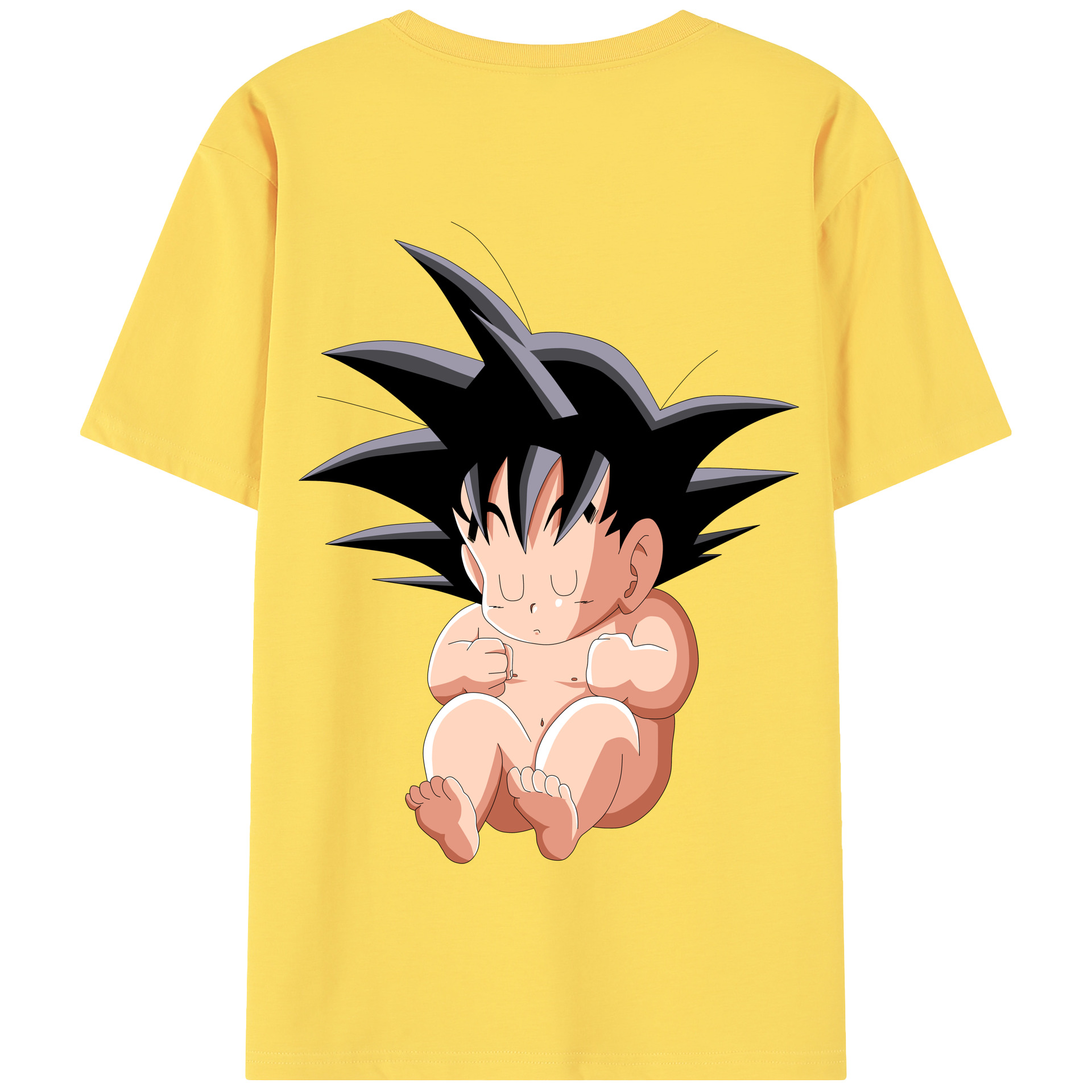 （画像用） ドラゴンボール 孫悟空（そん ごくう）Son Goku カカロット DRAGON BALL Kakarotto 綿100％半袖Tシャツ（背面プリント）