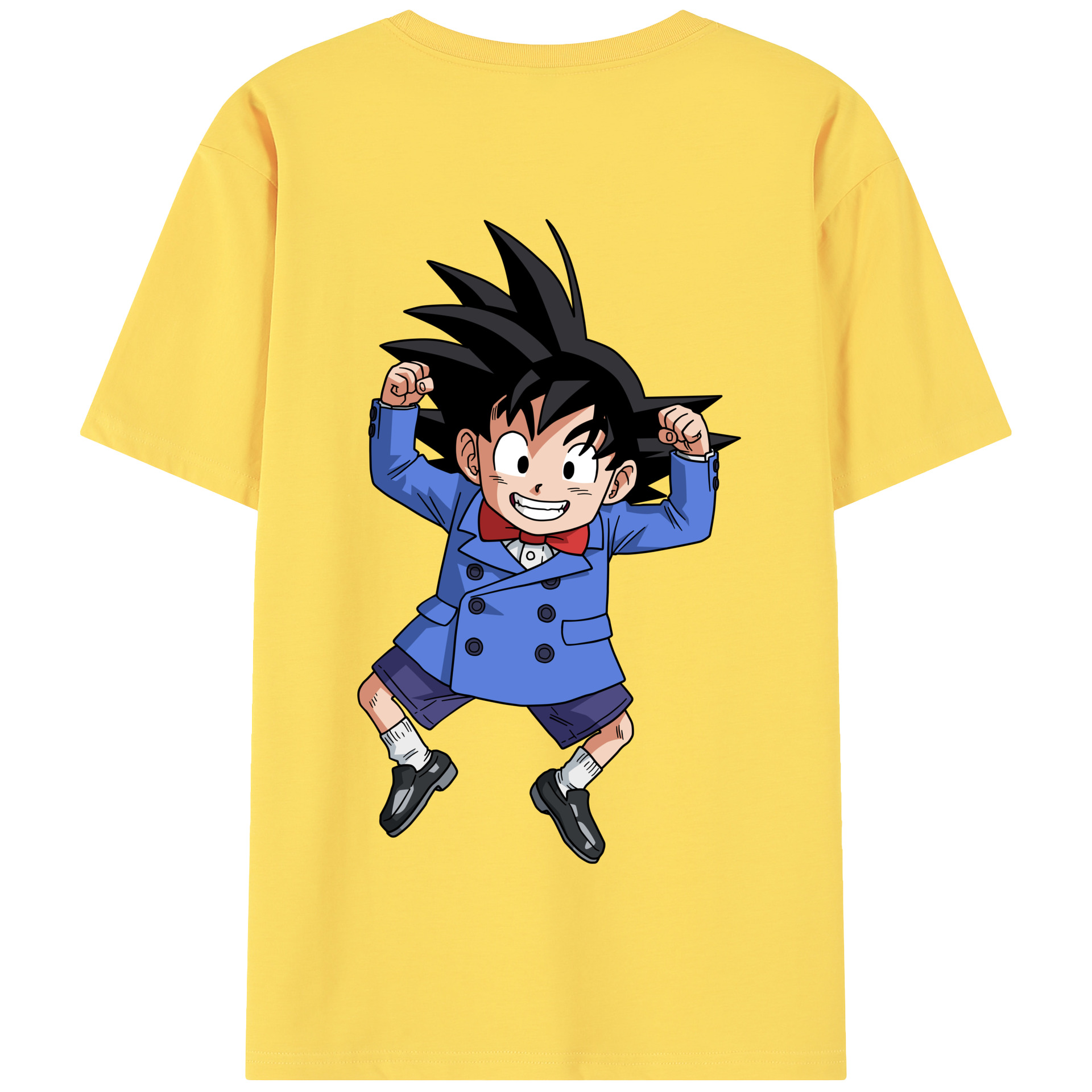 （画像用） ドラゴンボール 孫悟空（そん ごくう）Son Goku カカロット DRAGON BALL Kakarotto 綿100％半袖Tシャツ（背面プリント）