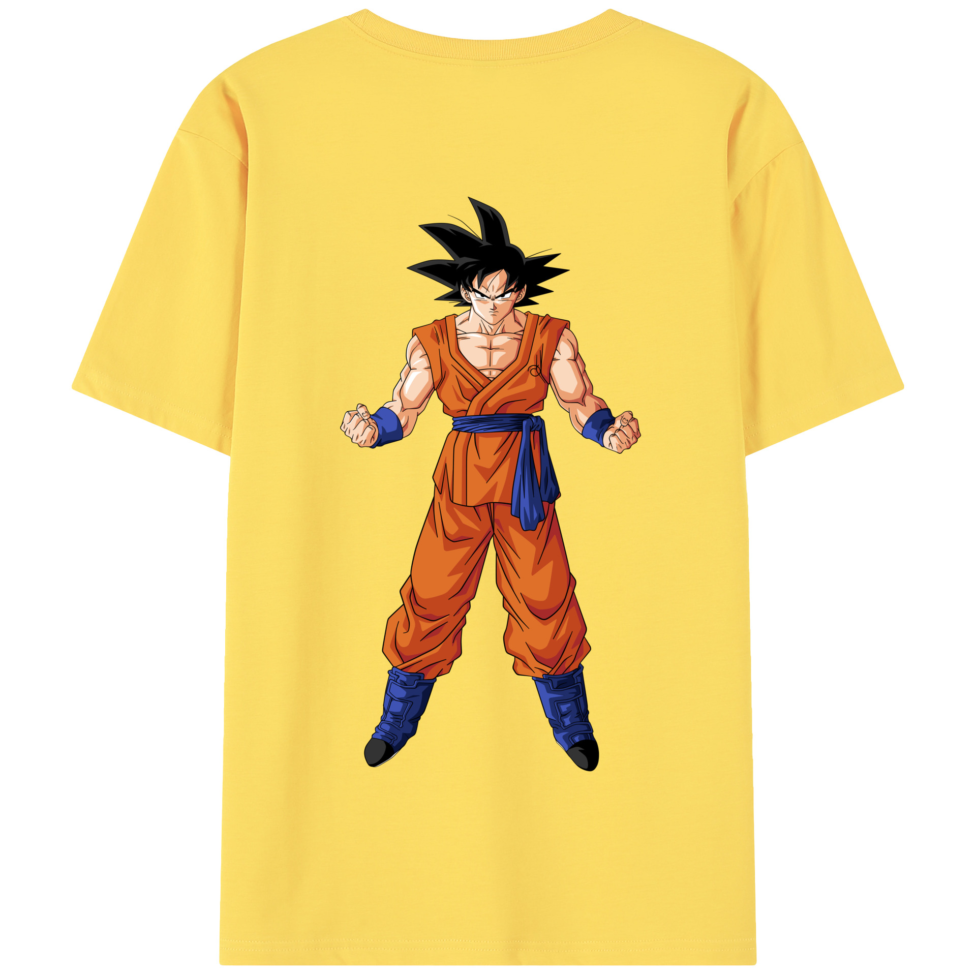 （画像用） ドラゴンボール 孫悟空（そん ごくう）Son Goku カカロット DRAGON BALL Kakarotto 綿100％半袖Tシャツ（背面プリント）