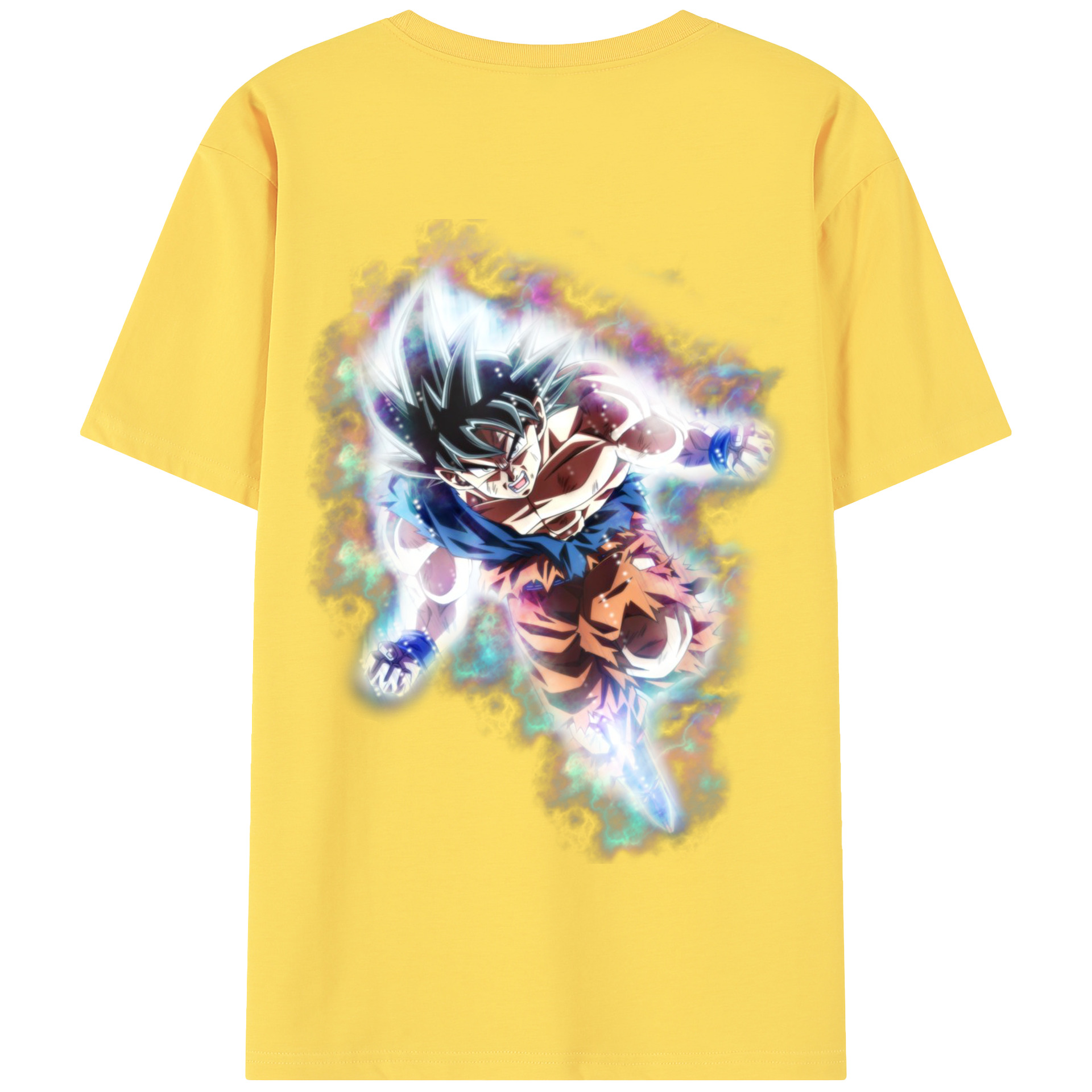 （画像用） ドラゴンボール 孫悟空（そん ごくう）Son Goku カカロット DRAGON BALL Kakarotto 綿100％半袖Tシャツ（背面プリント）