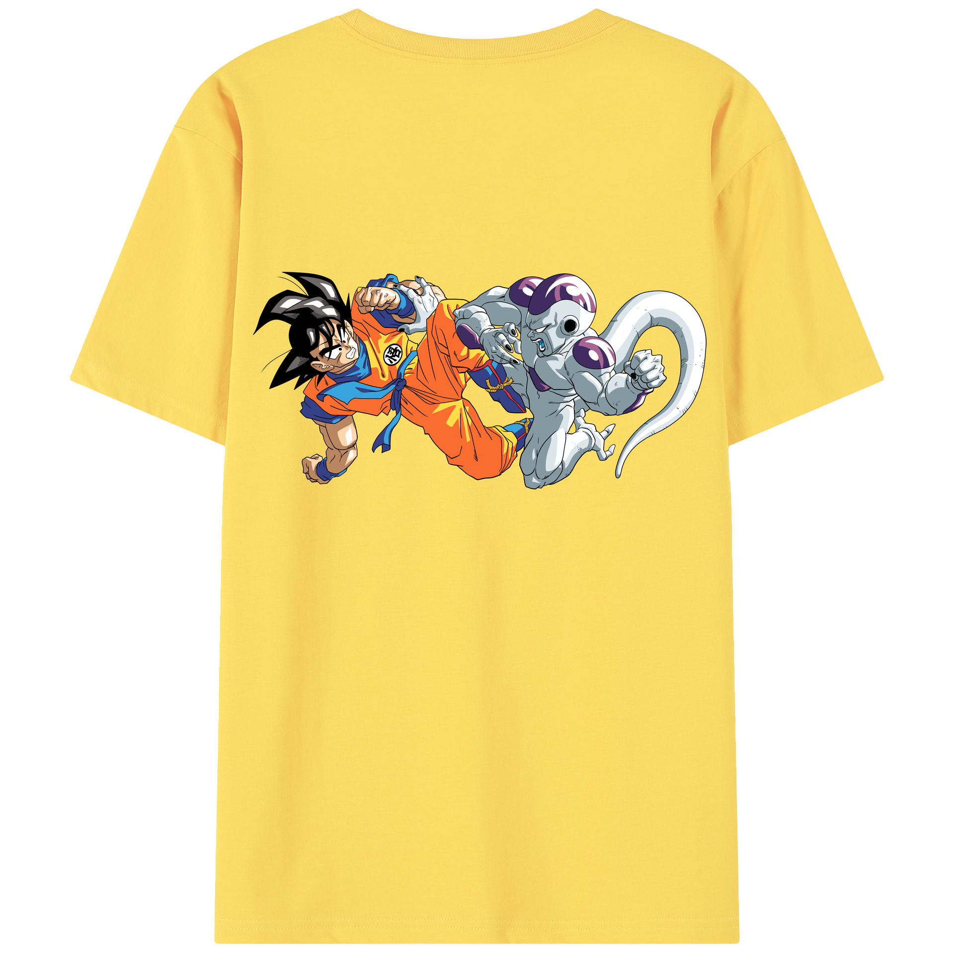 （画像用） ドラゴンボール 孫悟空（そん ごくう）Son Goku カカロット DRAGON BALL Kakarotto 綿100％半袖Tシャツ（背面プリント）