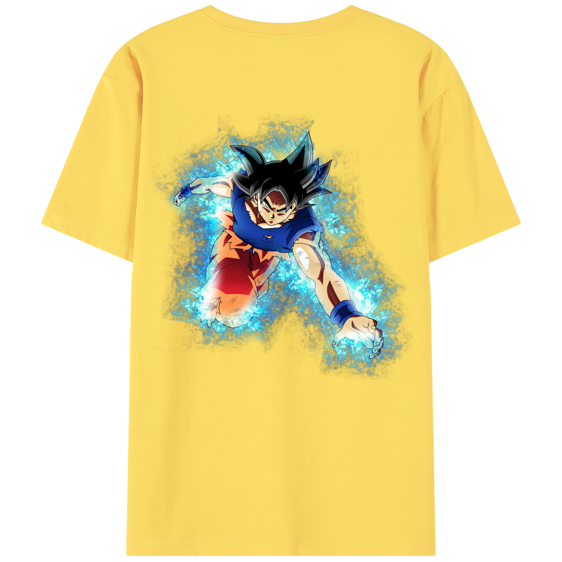 （画像用） ドラゴンボール 孫悟空（そん ごくう）Son Goku カカロット DRAGON BALL Kakarotto 綿100％半袖Tシャツ（背面プリント）