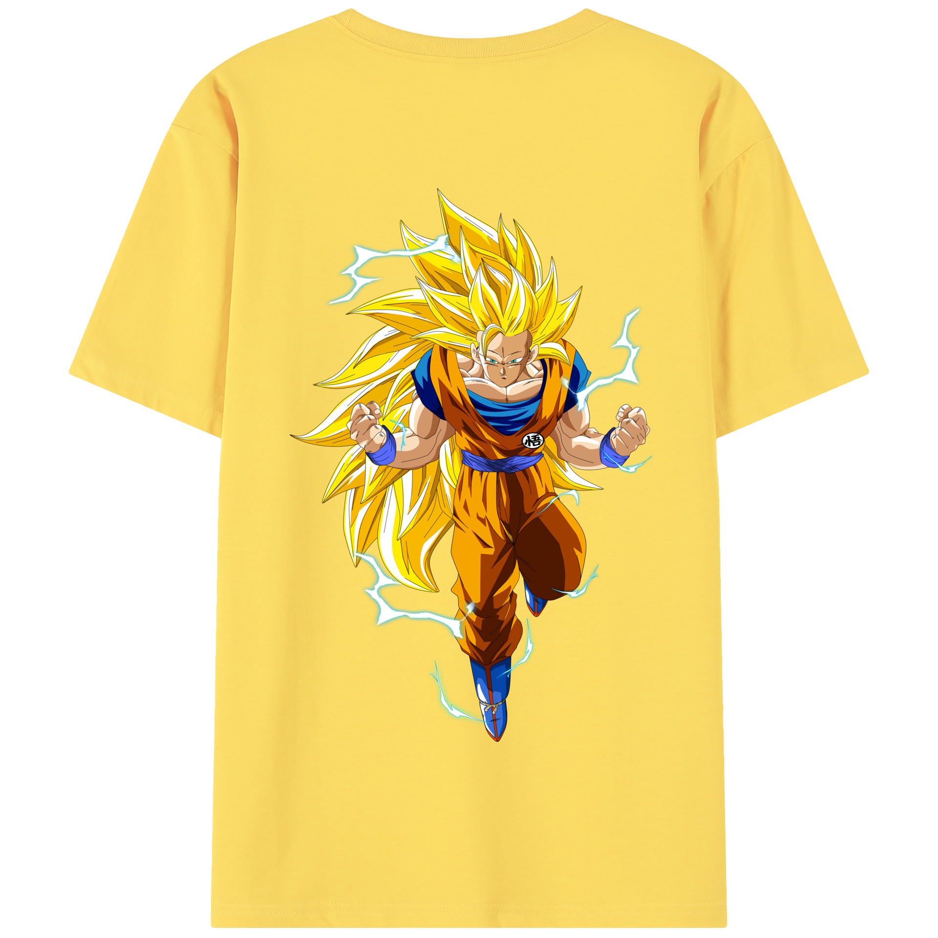 （画像用） ドラゴンボール 孫悟空（そん ごくう）Son Goku カカロット DRAGON BALL Kakarotto 綿100％半袖Tシャツ（背面プリント）