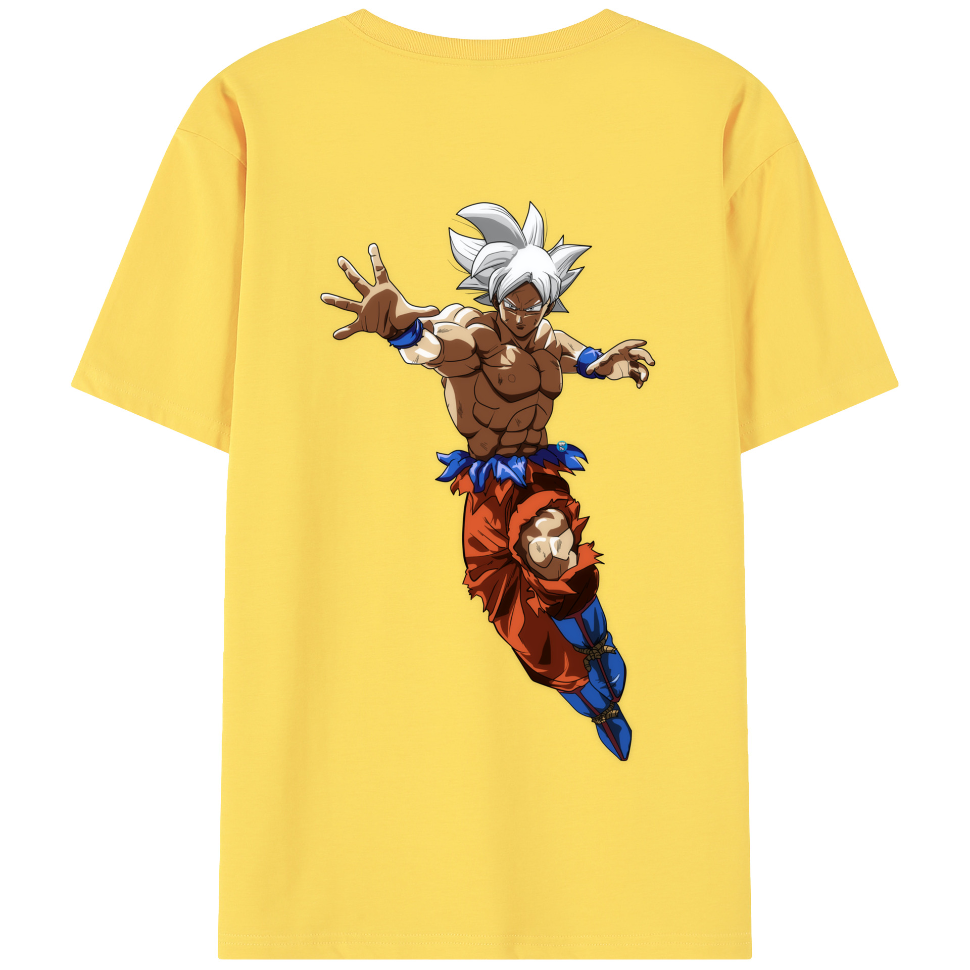 （画像用） ドラゴンボール 孫悟空（そん ごくう）Son Goku カカロット DRAGON BALL Kakarotto 綿100％半袖Tシャツ（背面プリント）