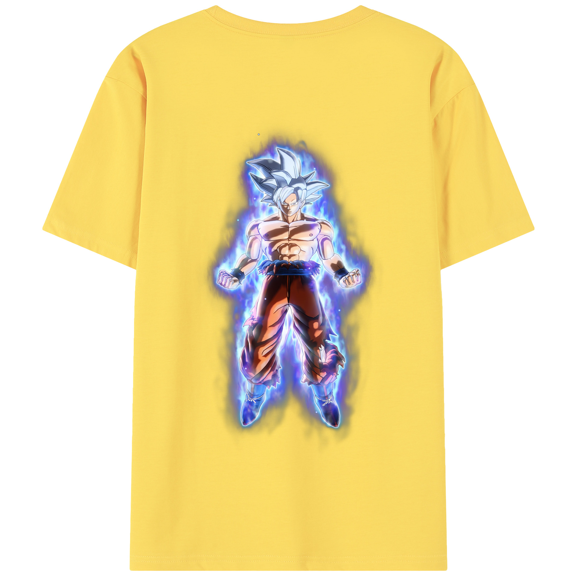 （画像用） ドラゴンボール 孫悟空（そん ごくう）Son Goku カカロット DRAGON BALL Kakarotto 綿100％半袖Tシャツ（背面プリント）