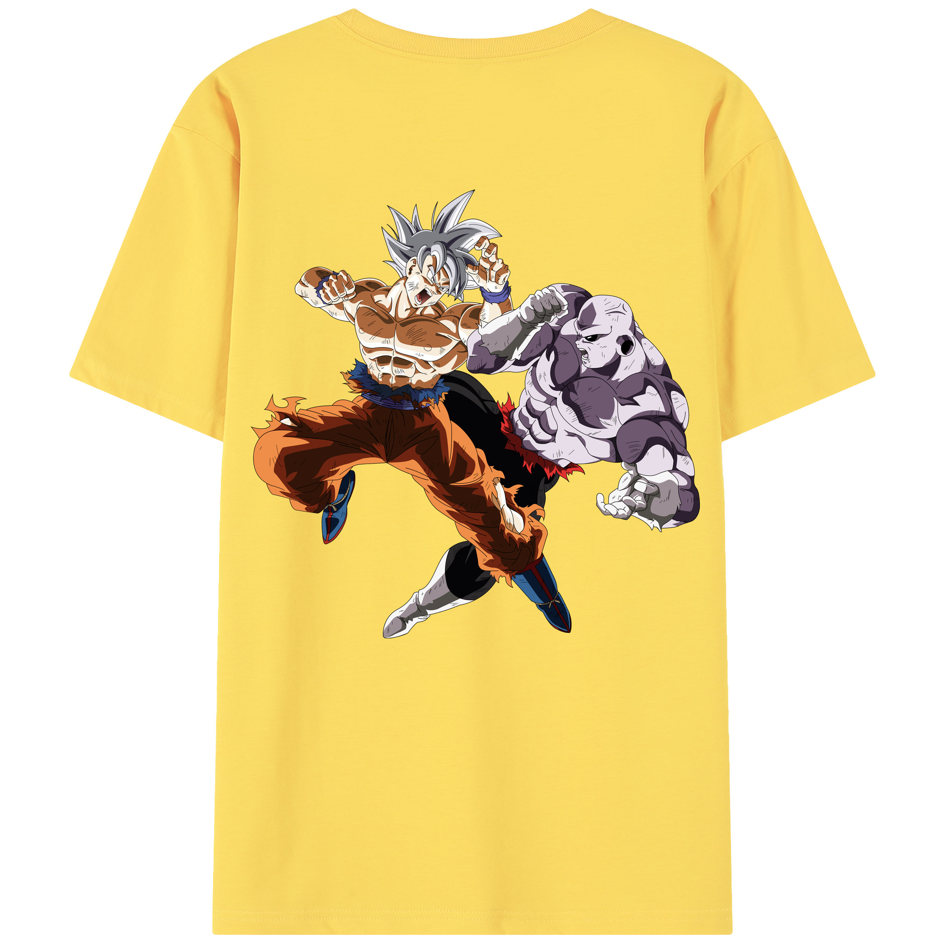 （画像用） ドラゴンボール 孫悟空（そん ごくう）Son Goku カカロット DRAGON BALL Kakarotto 綿100％半袖Tシャツ（背面プリント）