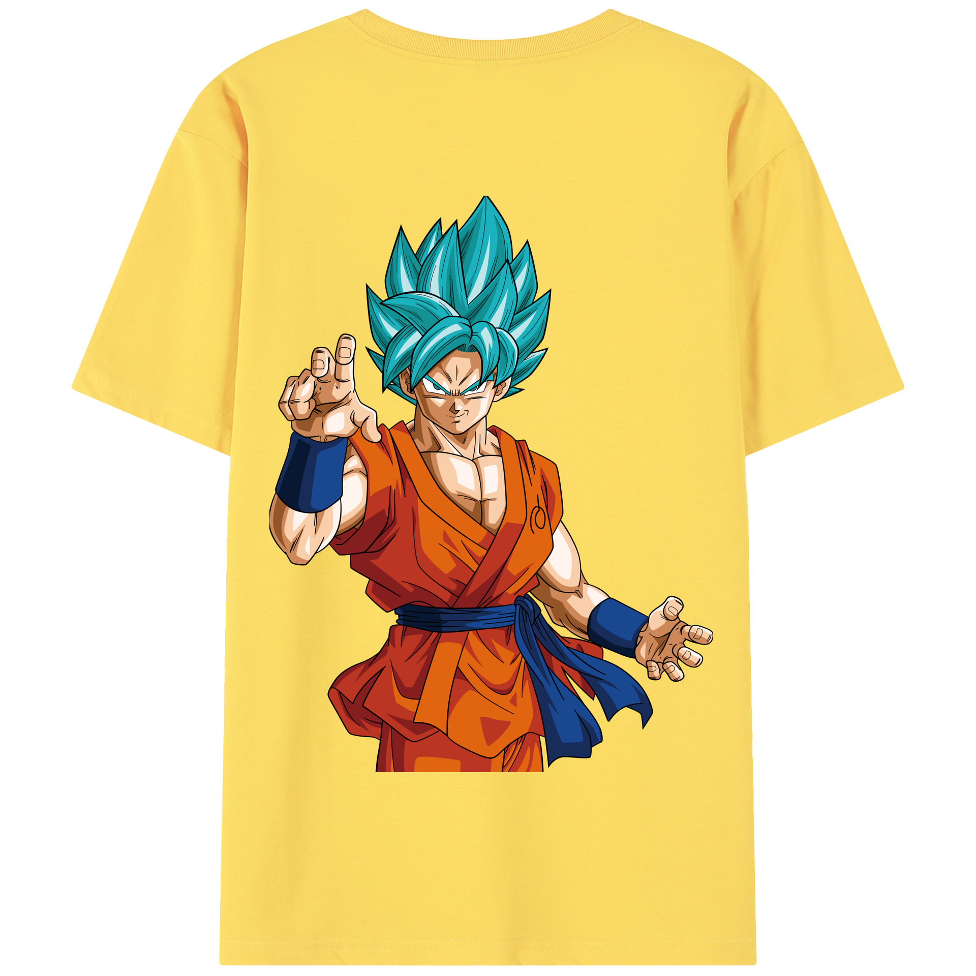 （画像用） ドラゴンボール 孫悟空（そん ごくう）Son Goku カカロット DRAGON BALL Kakarotto 綿100％半袖Tシャツ（背面プリント）