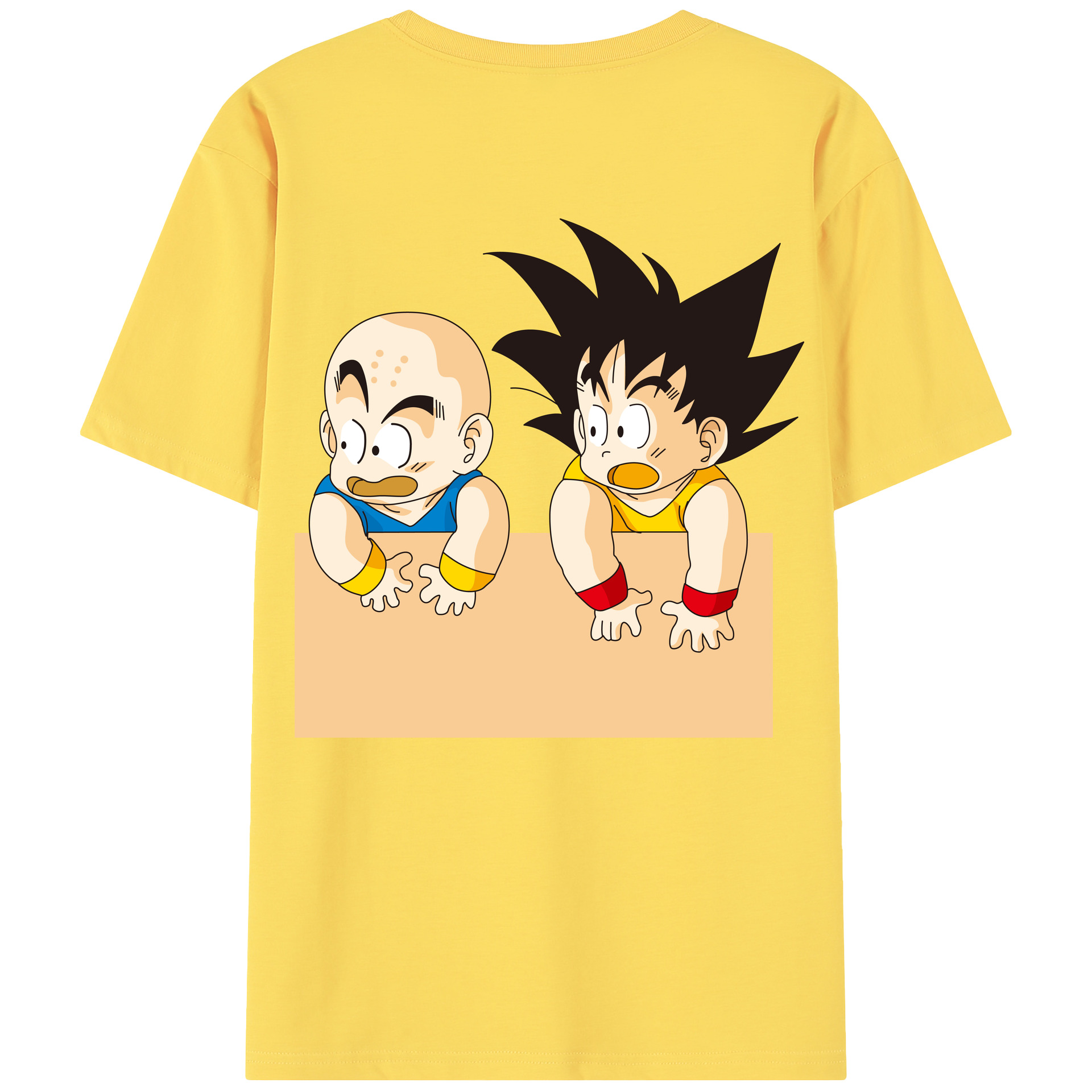 （画像用） ドラゴンボール 孫悟空（そん ごくう）Son Goku カカロット DRAGON BALL Kakarotto 綿100％半袖Tシャツ（背面プリント）