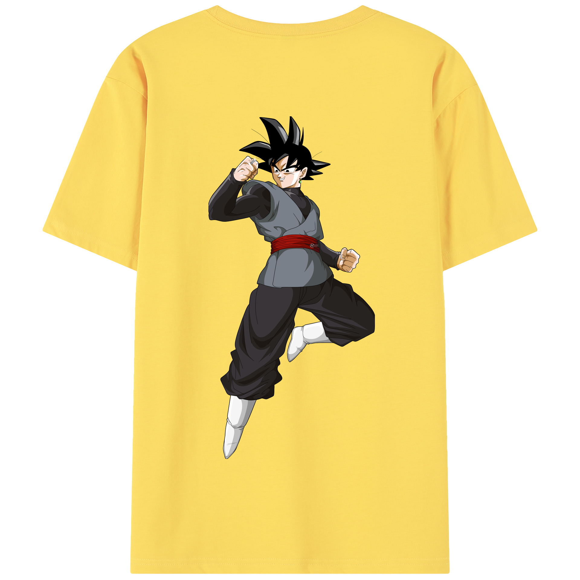（画像用） ドラゴンボール ベジータ四世（Bejīta Yonsei）DRAGON BALL Vegeta IV 綿100％半袖Tシャツ（背面プリント）