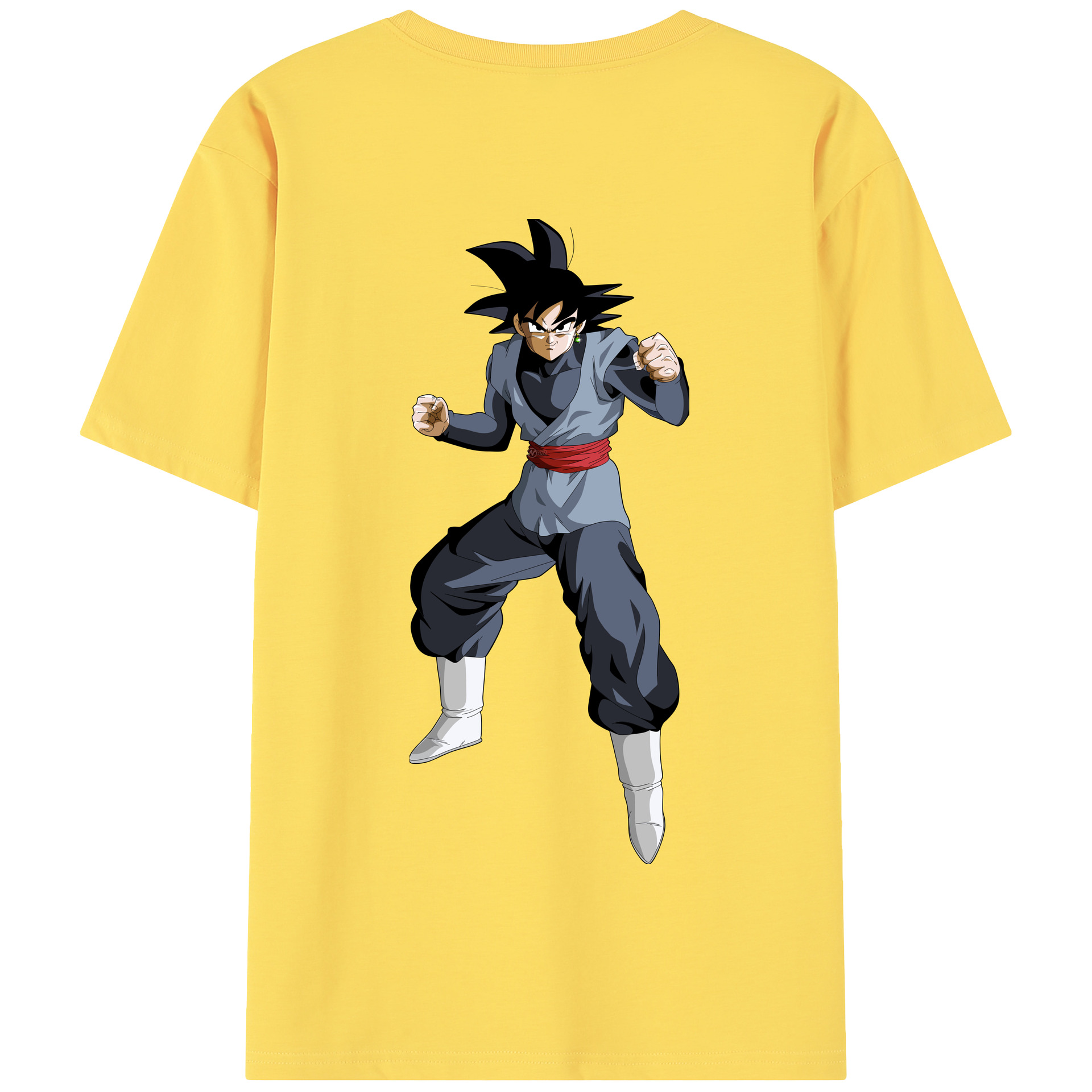（画像用） ドラゴンボール ベジータ四世（Bejīta Yonsei）DRAGON BALL Vegeta IV 綿100％半袖Tシャツ（背面プリント）