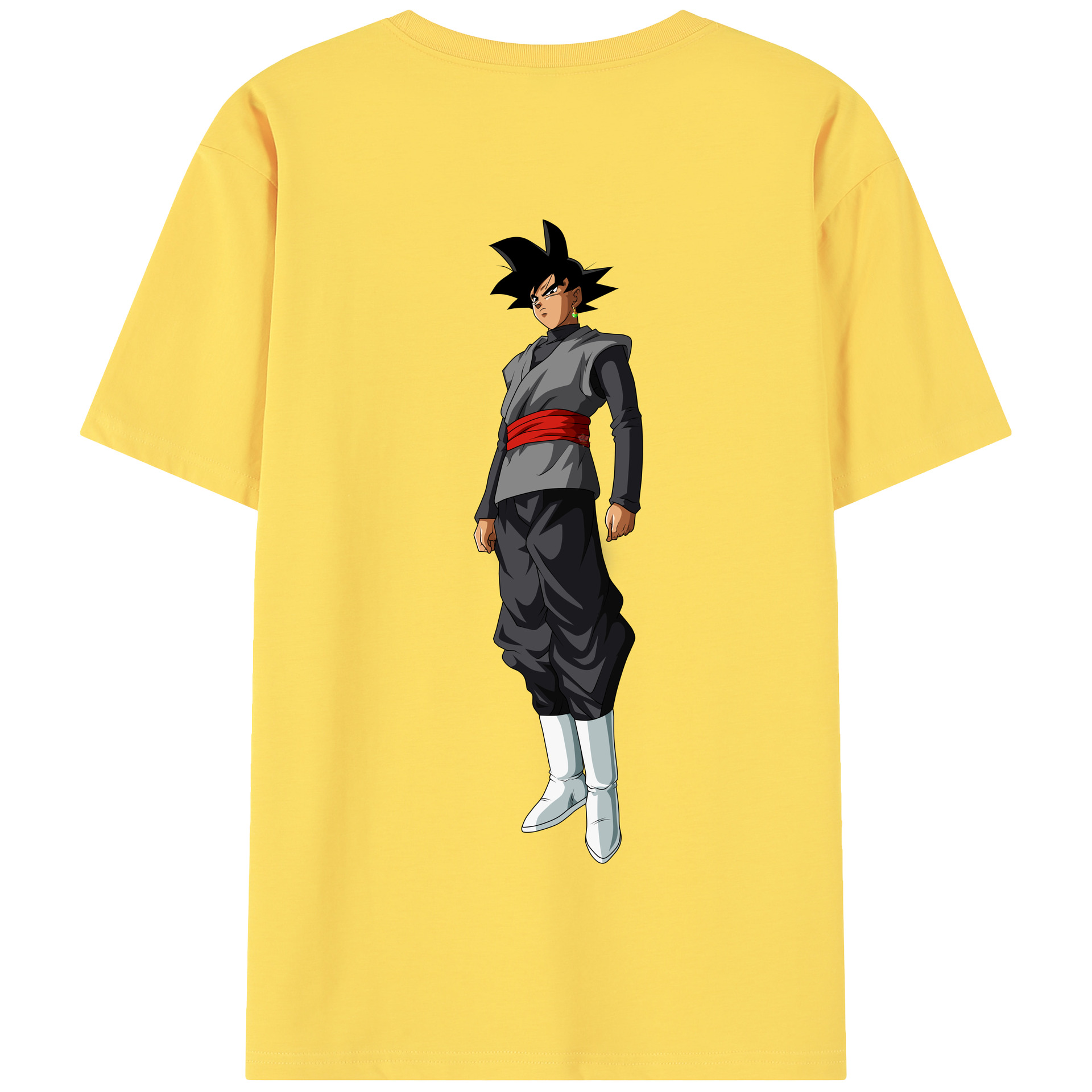 （画像用） ドラゴンボール ベジータ四世（Bejīta Yonsei）DRAGON BALL Vegeta IV 綿100％半袖Tシャツ（背面プリント）