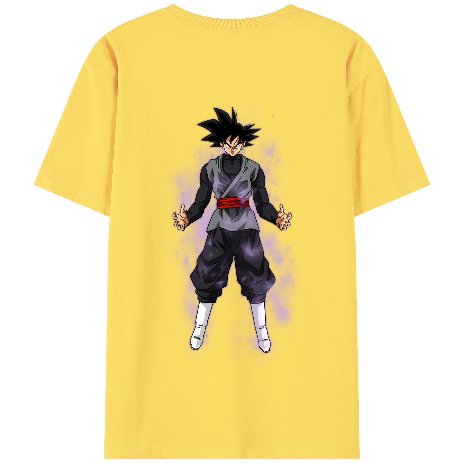（画像用） ドラゴンボール ベジータ四世（Bejīta Yonsei）DRAGON BALL Vegeta IV 綿100％半袖Tシャツ（背面プリント）