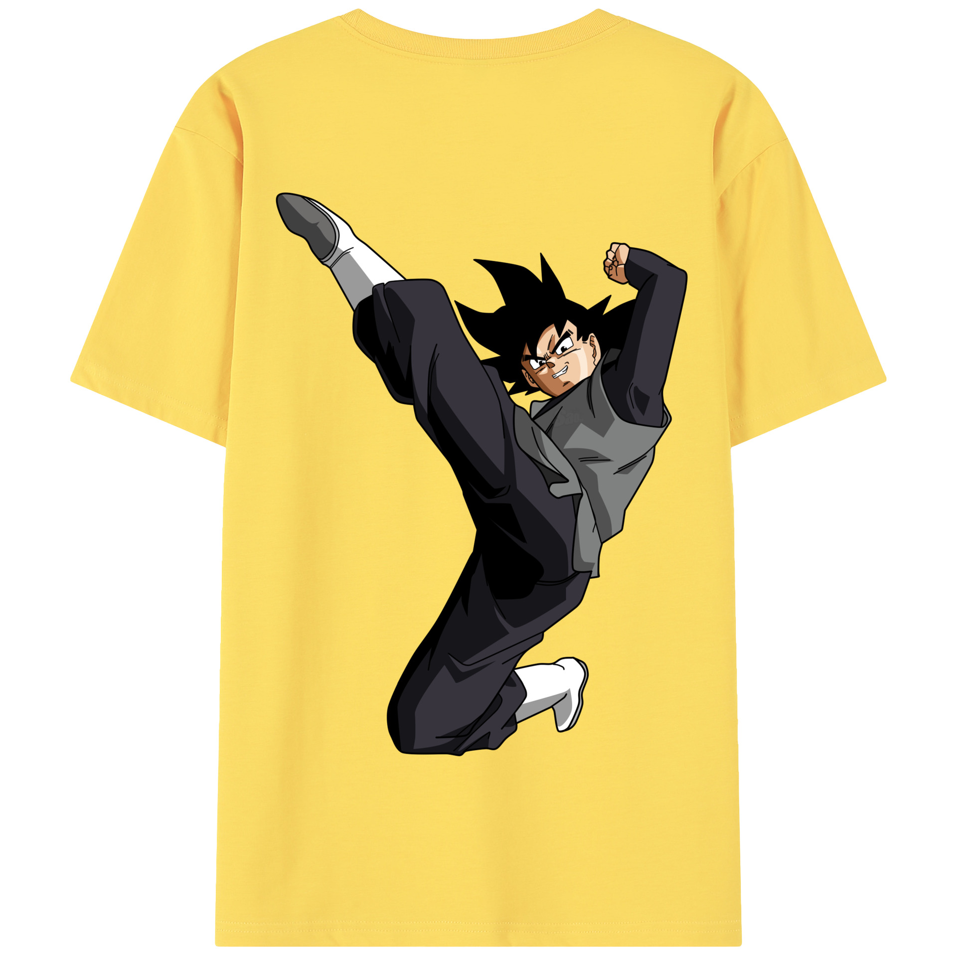 （画像用） ドラゴンボール ベジータ四世（Bejīta Yonsei）DRAGON BALL Vegeta IV 綿100％半袖Tシャツ（背面プリント）