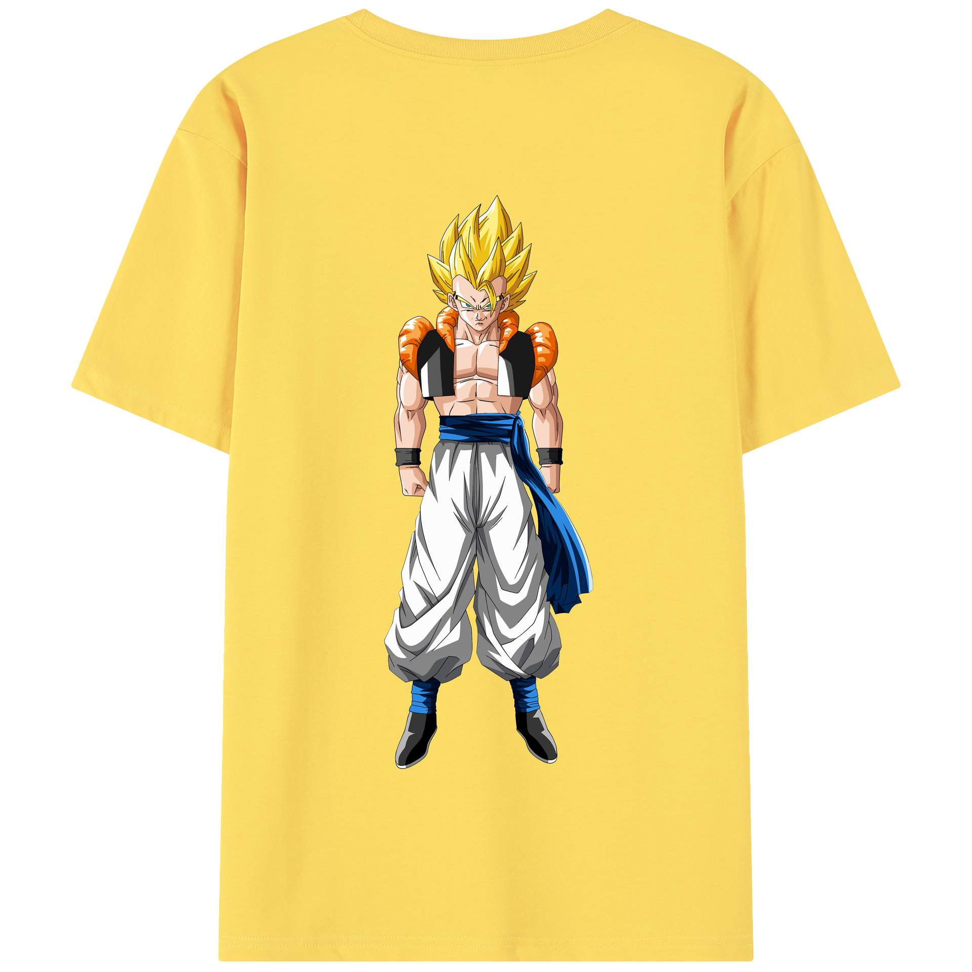（画像用） ドラゴンボール ベジータ四世（Bejīta Yonsei）DRAGON BALL Vegeta IV 綿100％半袖Tシャツ（背面プリント）