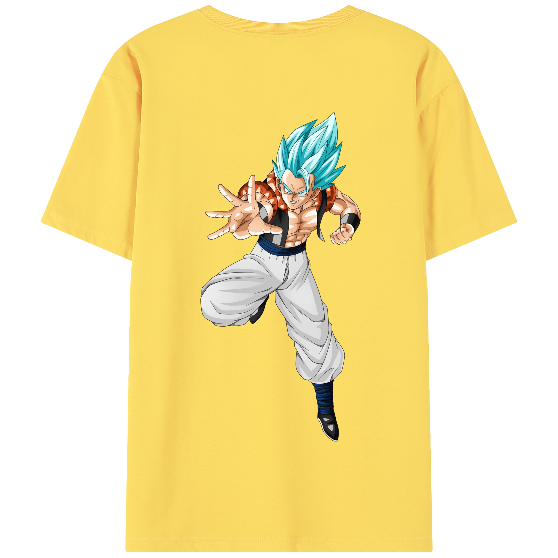 （画像用） ドラゴンボール ベジータ四世（Bejīta Yonsei）DRAGON BALL Vegeta IV 綿100％半袖Tシャツ（背面プリント）