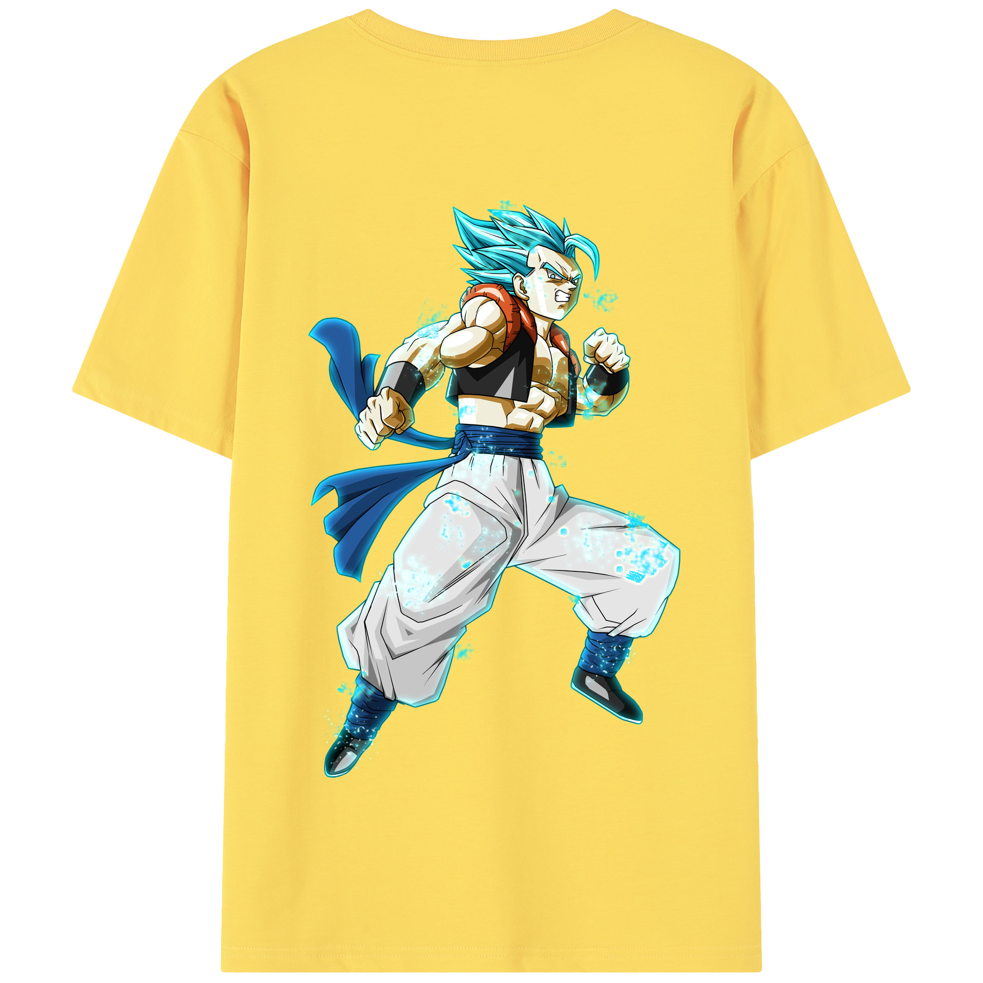 （画像用） ドラゴンボール ベジータ四世（Bejīta Yonsei）DRAGON BALL Vegeta IV 綿100％半袖Tシャツ（背面プリント）