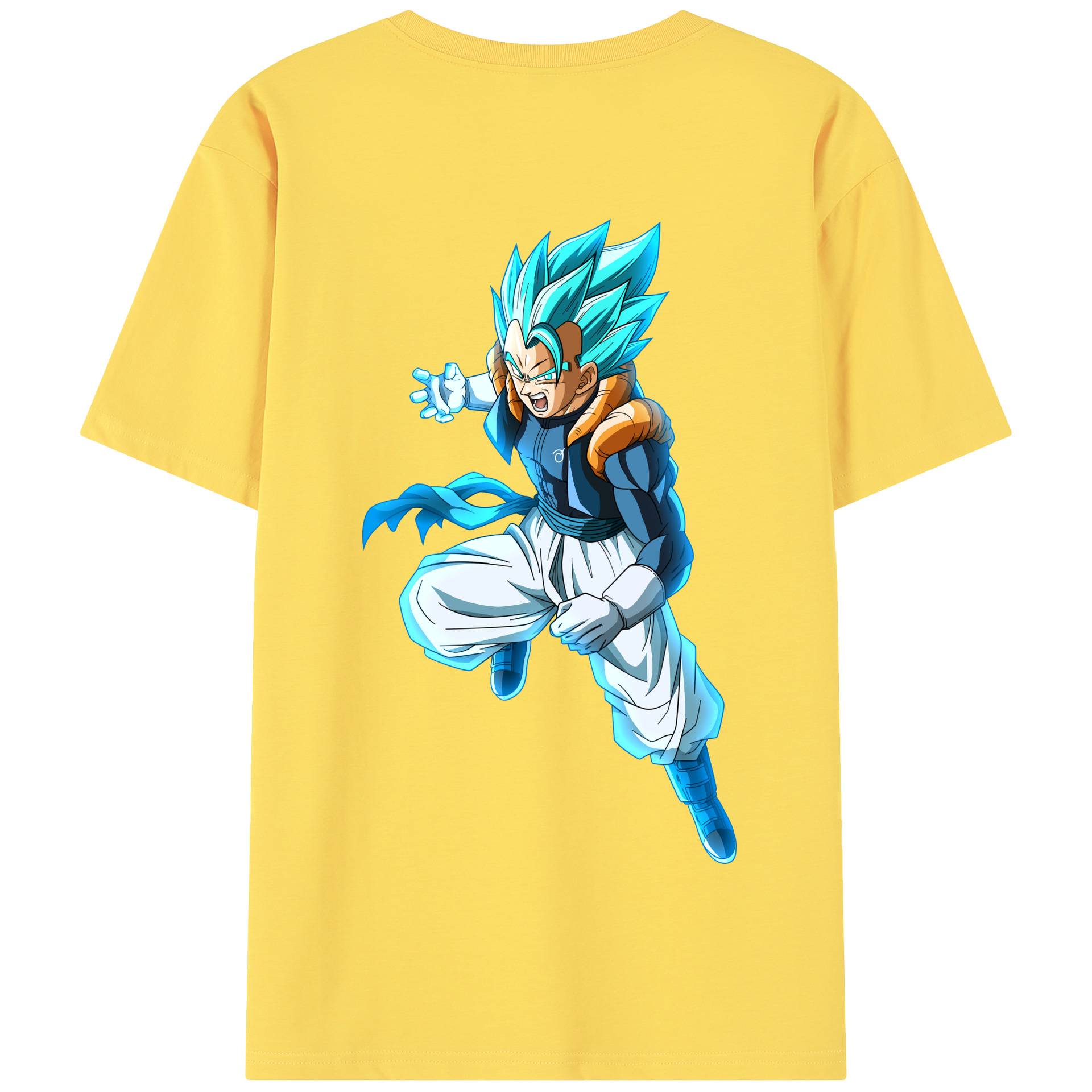 （画像用） ドラゴンボール ベジータ四世（Bejīta Yonsei）DRAGON BALL Vegeta IV 綿100％半袖Tシャツ（背面プリント）