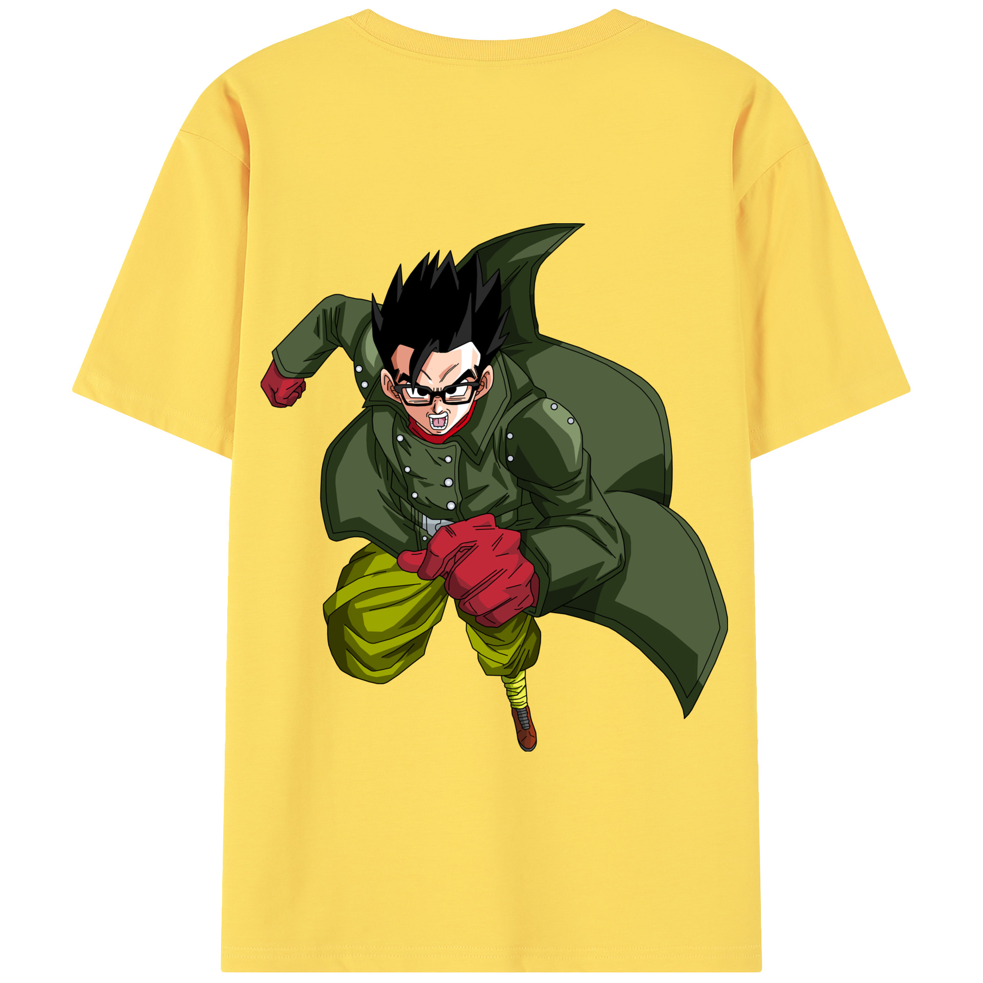 （画像用） ドラゴンボール 孫 悟飯（そんごはん）DRAGON BALL Son Gohan 綿100％半袖Tシャツ（背面プリント）