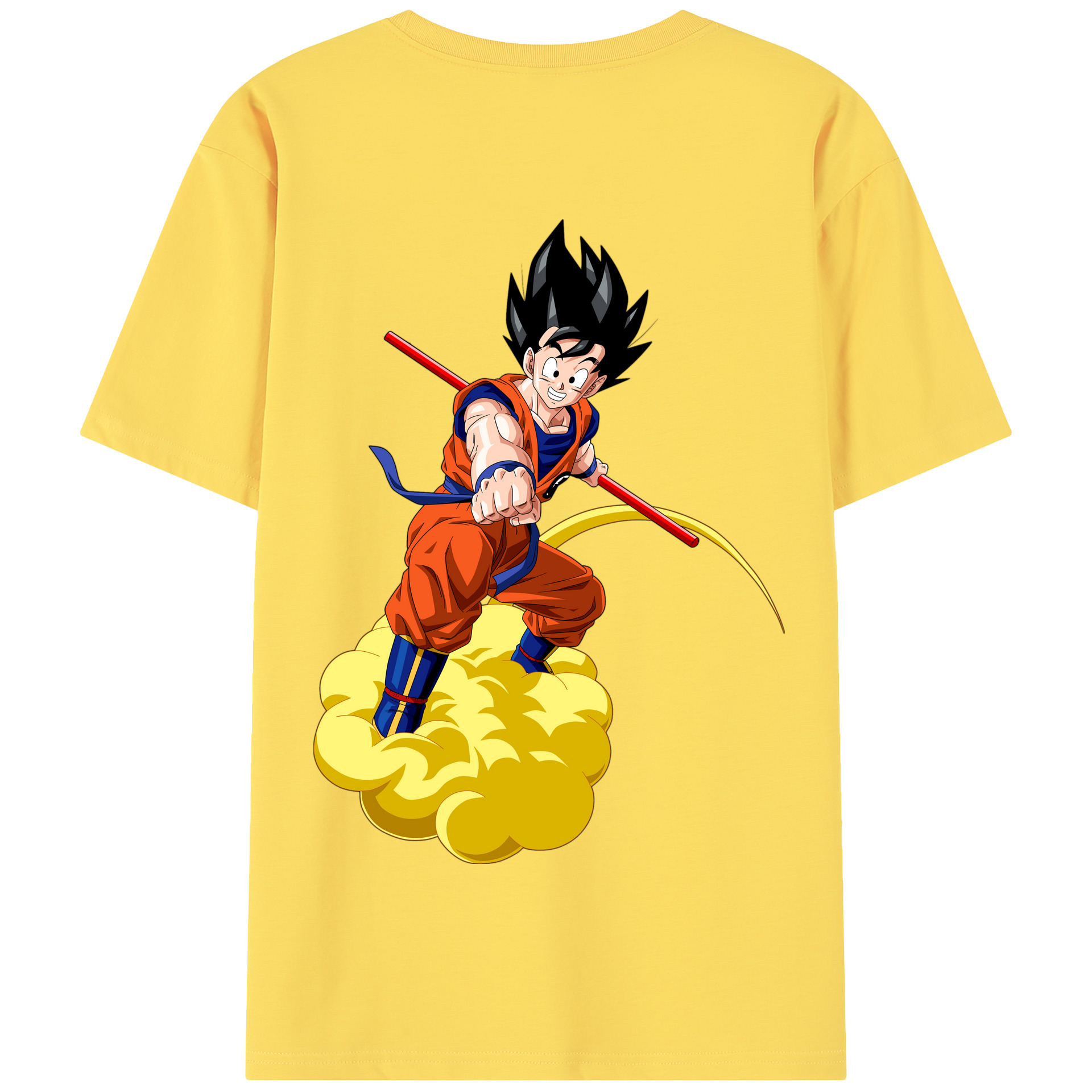 （画像用） ドラゴンボール 孫 悟飯（そんごはん）DRAGON BALL Son Gohan 綿100％半袖Tシャツ（背面プリント）